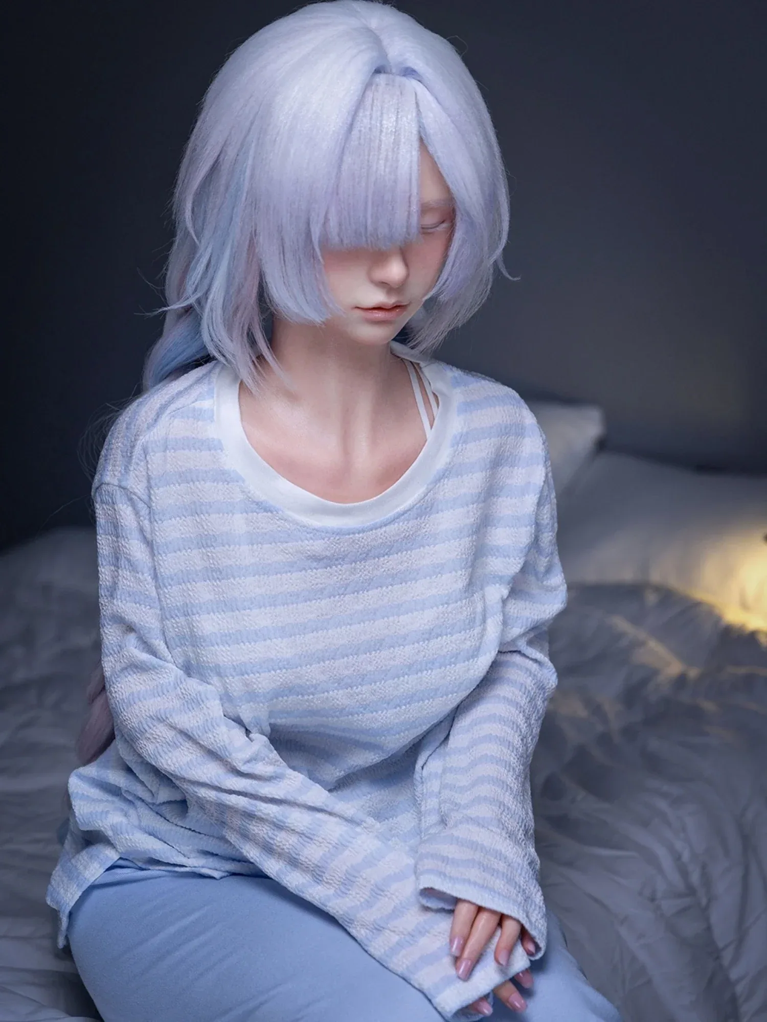 F6313—153cm\/5ft4-28kg B Cup Silicone Closed Eye Small Breasted Sex Doll | Firefly Diary MAX view 12