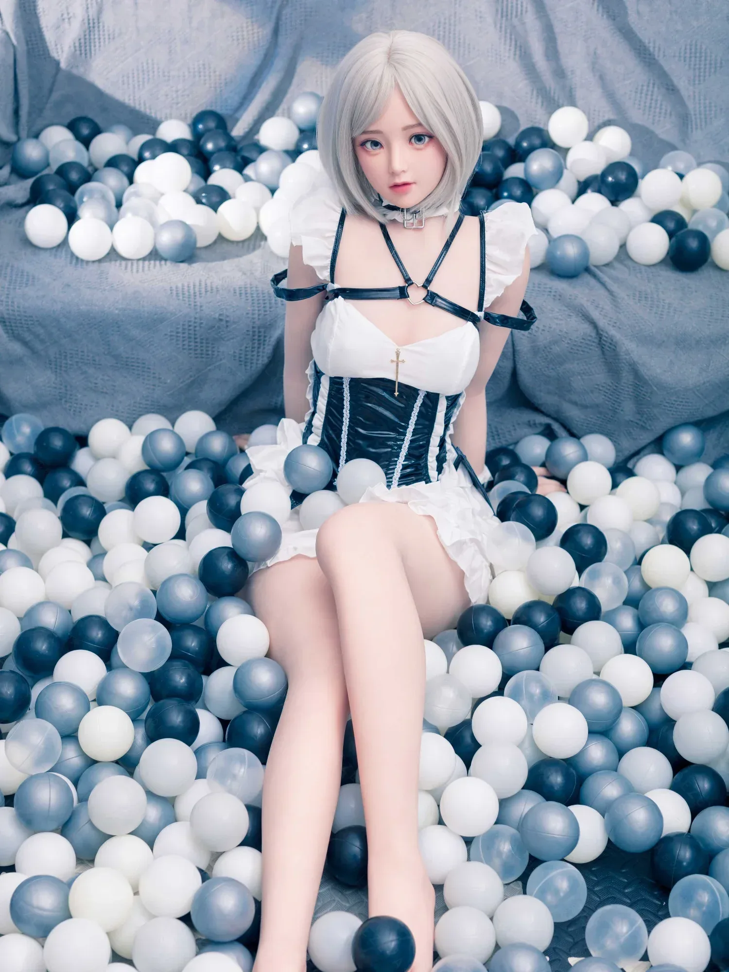 F4768-155Rcm(5.1ft)-37kg 2.0 A Cup Robot Silicone Head Adult Asian Chinese Sex Doll|Bezlya Doll view 8