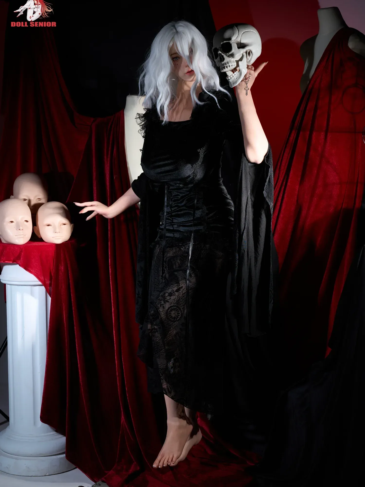 F9182- 170cm(5ft7)-43kg G Cup Silicone ROS Gel Breast Halloween Huge breast Sex Doll丨Doll senior view 8