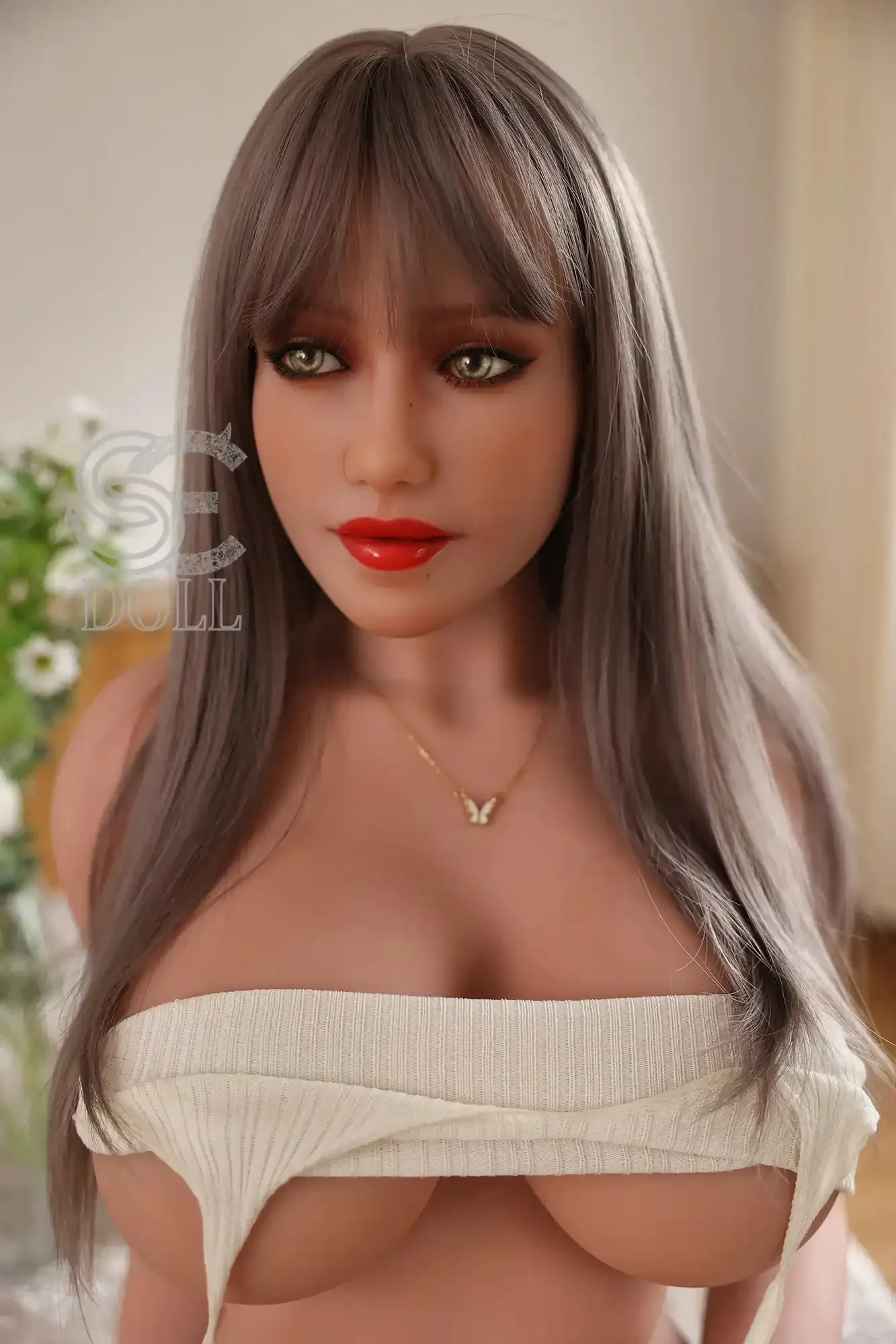 F808—157cm(5ft1)-35kg Gina H Cup TPE Full Size European Sexy Girl Sex Doll | SE Doll view 4