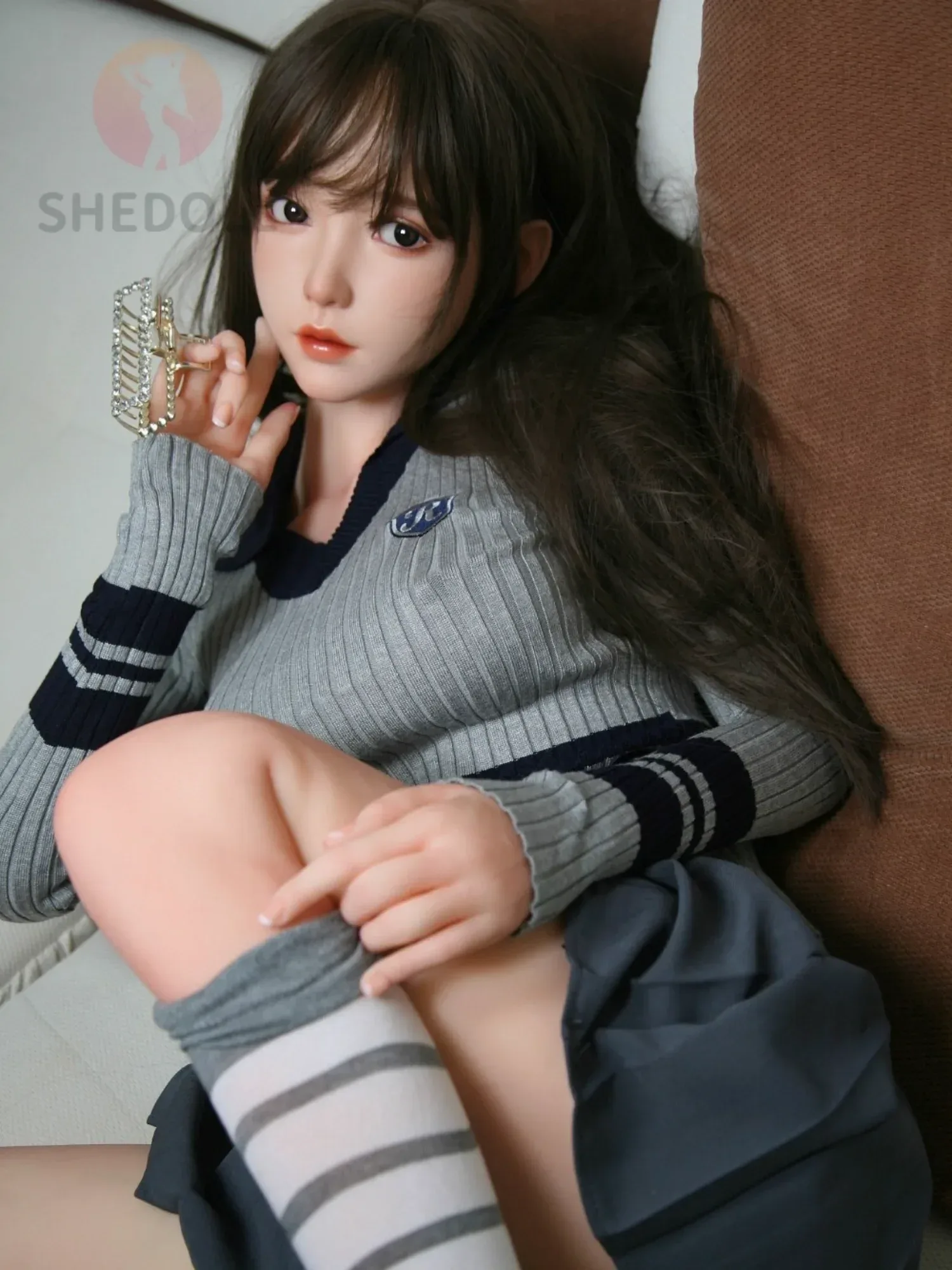F5900—158cm\/5ft2-38kg C Cup Asian Silicone Head TPE Body Sex Doll | SHEDOLL view 6