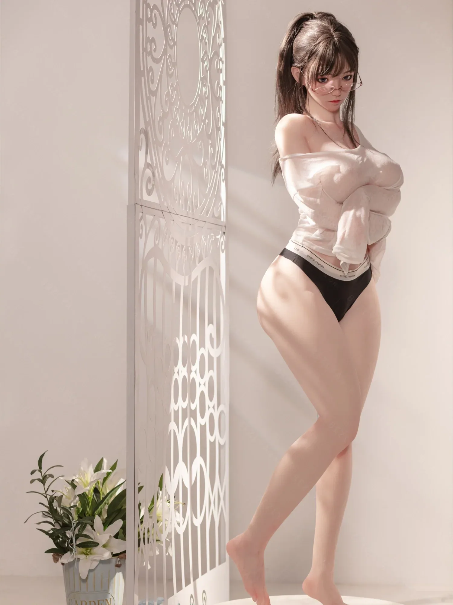 F7151-155cm(5.1ft)-40kg 2.0 G Cup Japanese Young Big Breast Sex Doll – Girl Next Door Style with Triple Pleasure Tunnels｜Bezlya Doll view 9