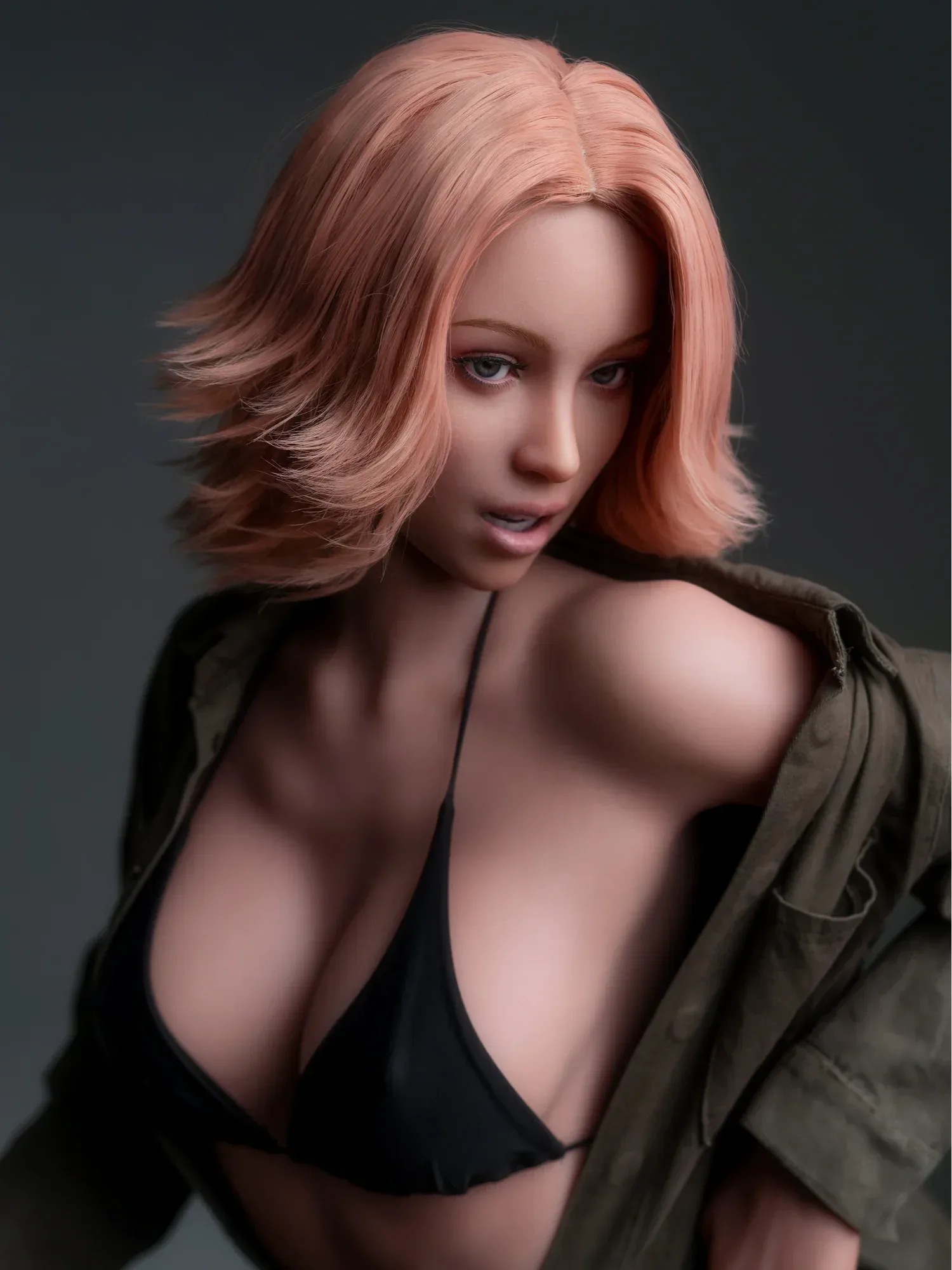 F5651- 170cm(5.6ft) 36.2kg C Cup Full Silicone life-size Celebrity Sex Doll丨ZELEX Doll view 6