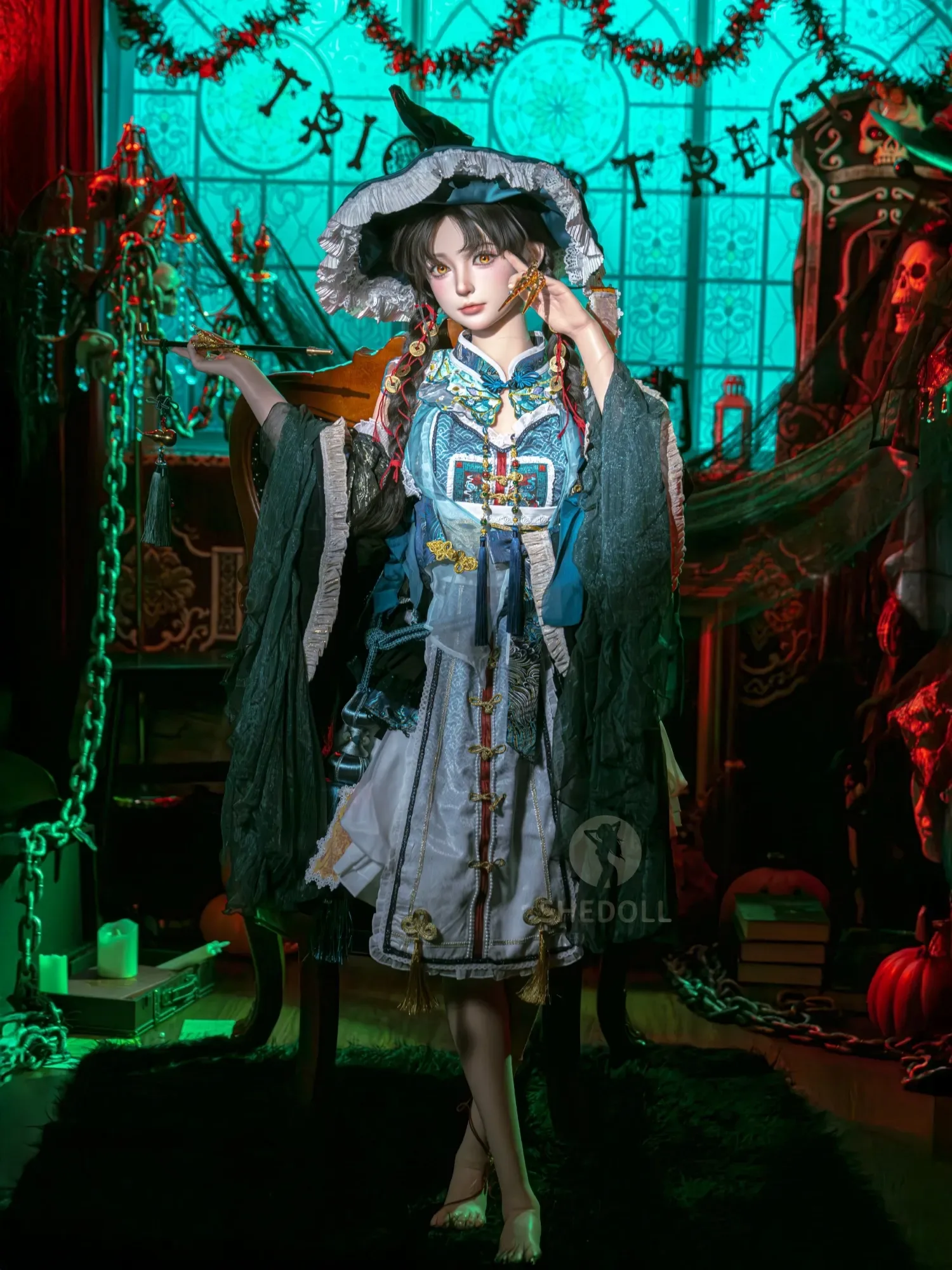 F6205—160cm\/5.3ft-43kg C Cup Asian ROS Silicone Sex Doll Halloween - SHEDOLL view 9