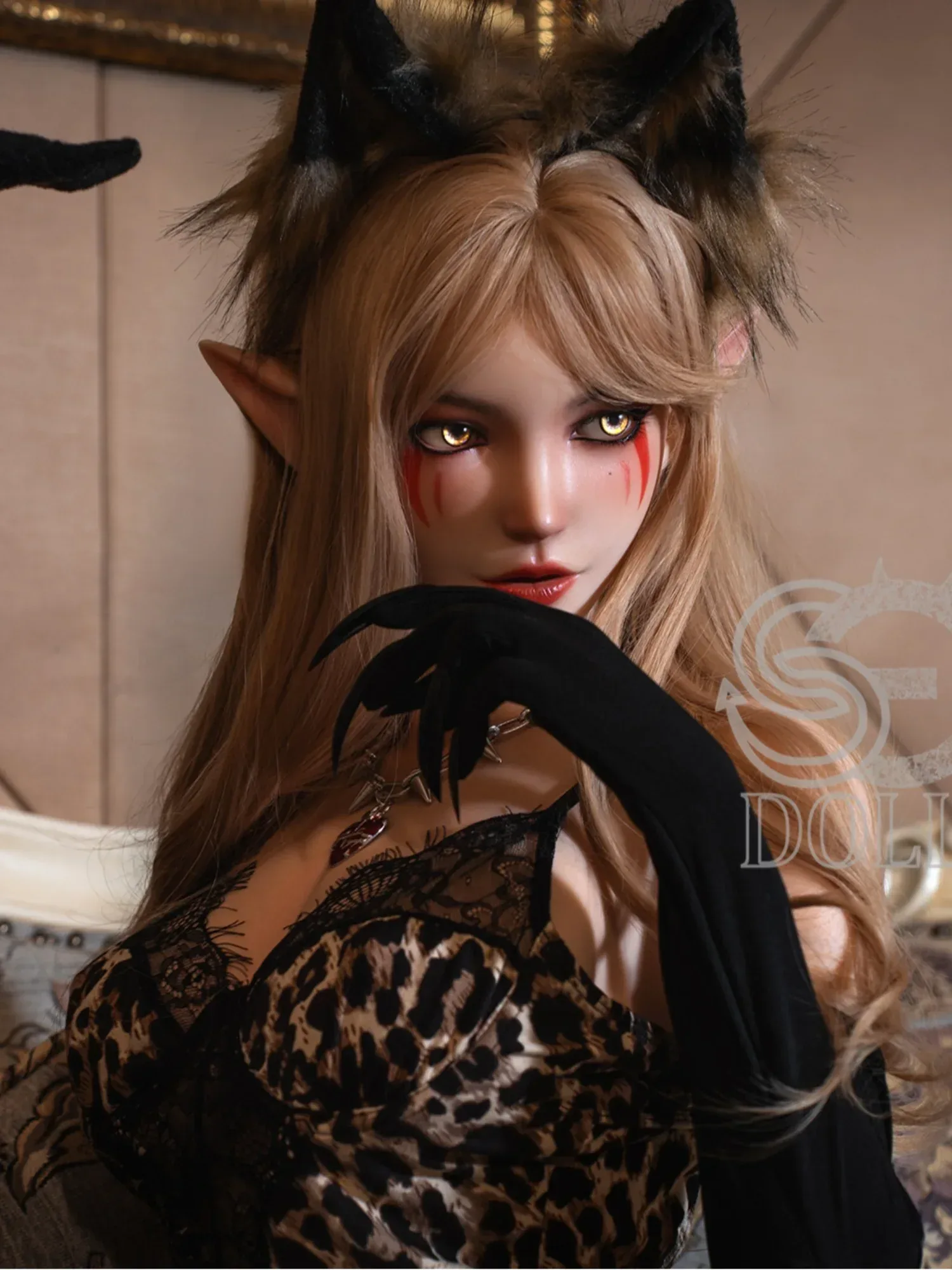 F5693-155cm(5ft1)-23kg Aryana.A E Cup Silicone Anime Big Breasted AI Tiny Alien Sex Doll | SE Doll view 4