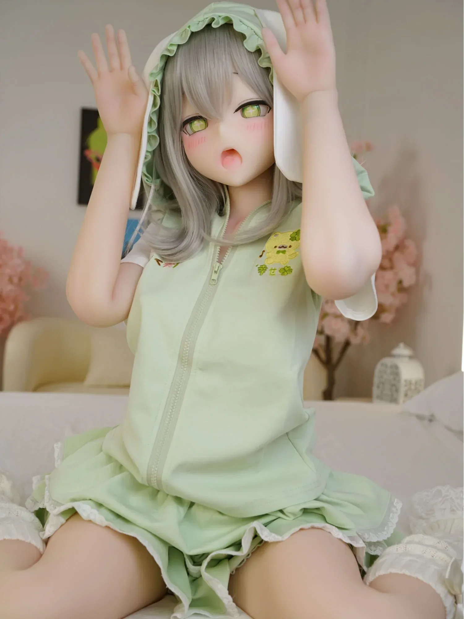 F5772-150cm(4ft11)-32.5kg Aiko B Cup S-TPE Animes Gel filled Hentai Sex Doll | IROKEBIJIN Doll view 7