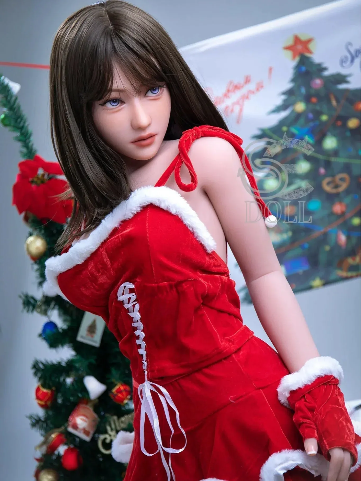 F866-153cm\/5ft-29.5kg Yuuka F Cup TPE Christmas Girl Japanese Thin Sex Doll | SE Doll view 3