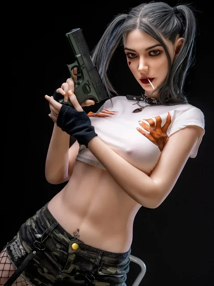 F1751-173cm\/5ft7 C Cup Petite Clown ROS Movable Jaw Realistic Sex Dolls-SY Dolls view 5