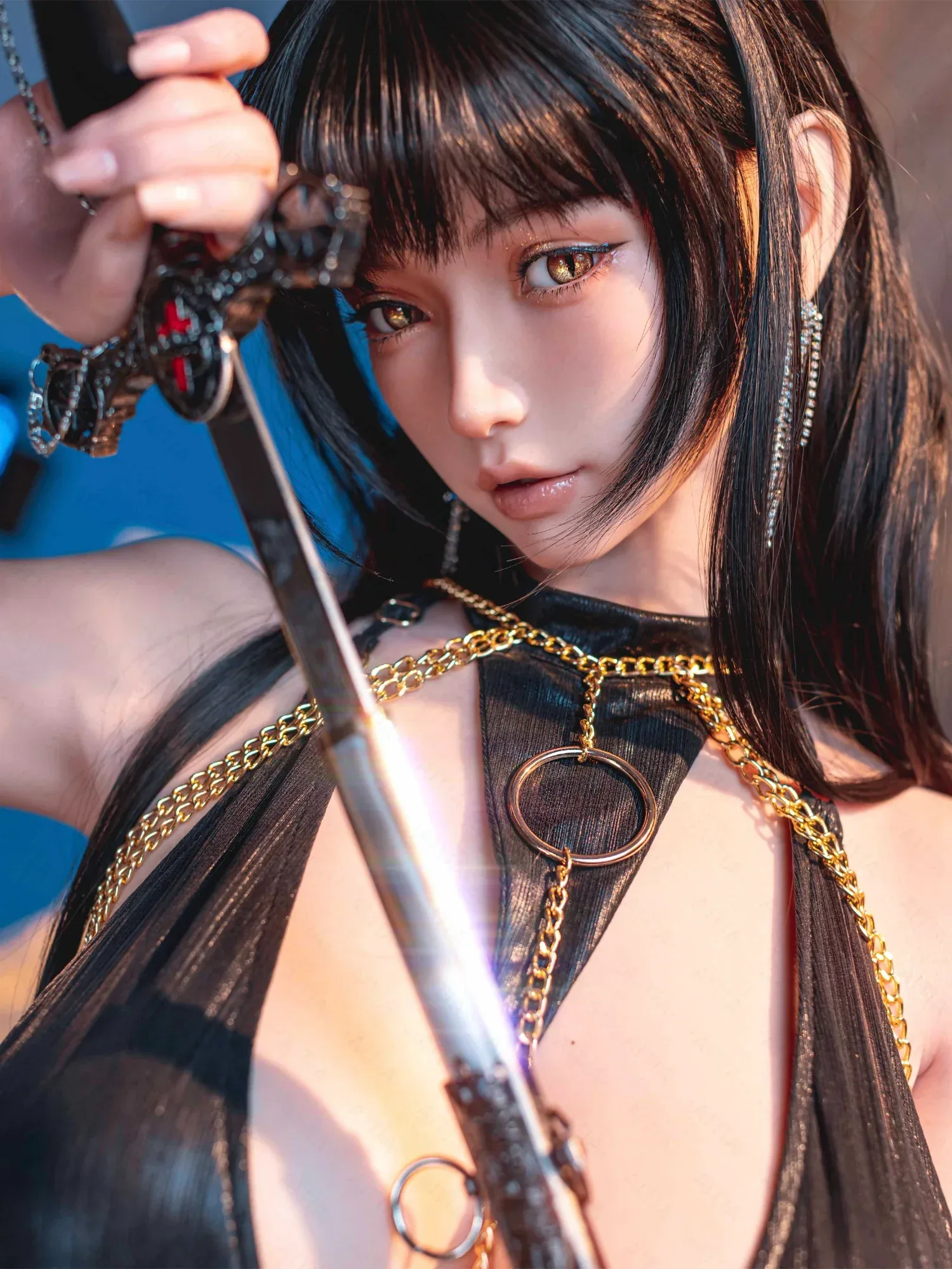 F9383-168cm(5.6ft)-39kg 2.2 C Cup Anime Female Sex Dolls Silicon Sex Doll|Aitia Doll view 9