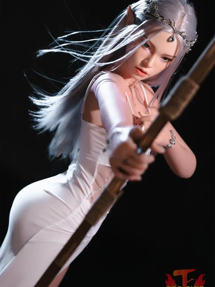 F8575-165cm-30kg C Cup Elf Cosplay Silicone Full Sex Doll | Top Fire Doll view 4