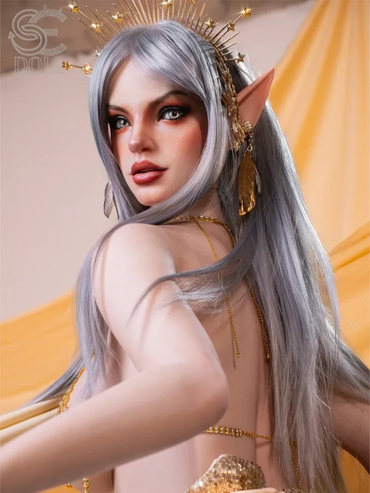 F7640-T167cm(5.5ft)-37kg Natural Evadora.A F Cup Fantasy Ultra-Realistic Skin Silicone Sex Doll For Men｜SE Doll view 12
