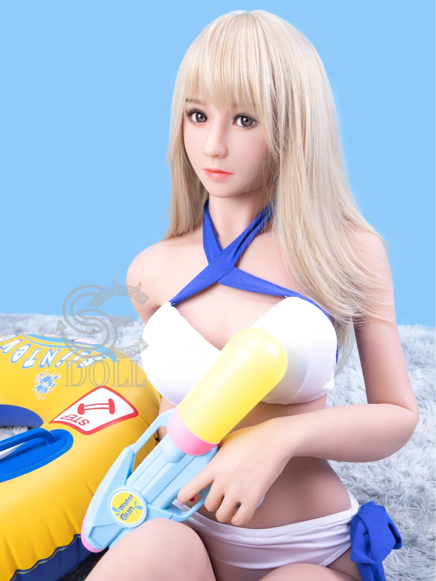 F3739-166cm(5ft5)-34.5kg Cynthia C Cup TPE Blonde European Anime Cute Lolita Teen Sex Doll | SE Doll