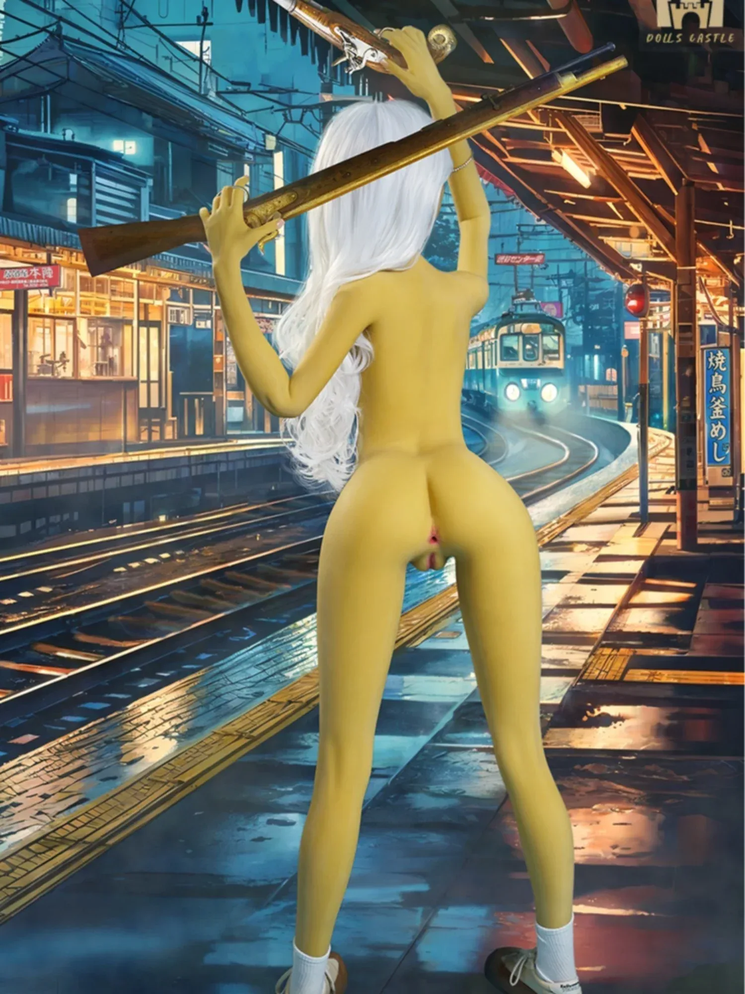 F7068-160cm\/5ft2-32kg D Cup ELF Fantasy TPE Sexual Hentai Best Alien Sex Doll Head and body together｜Doll Castle view 7