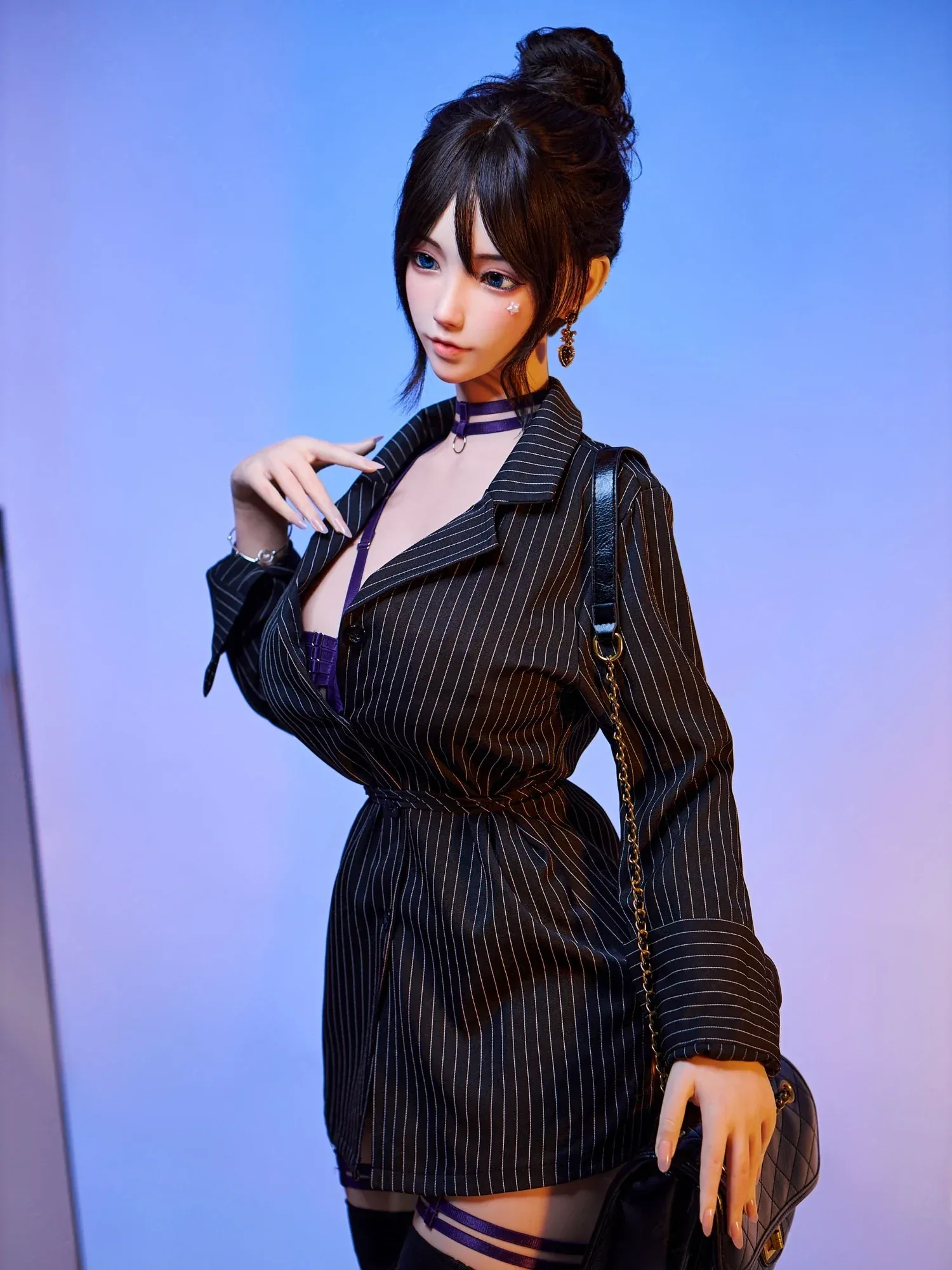 F7119-161cm(5.28ft)-32.8kg 2.2 I Cup Asian Real Silicone Japanese Office Lady Sex Doll|AITIA Doll view 2