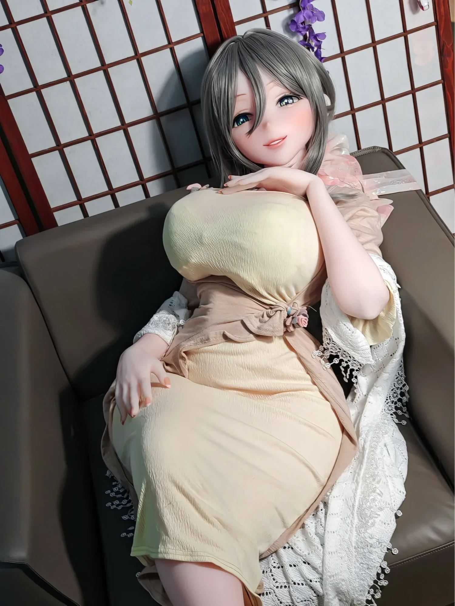 F9320-163cm\/5ft4-39kg Silicone Anime sex doll buy | Elsa Babe view 2