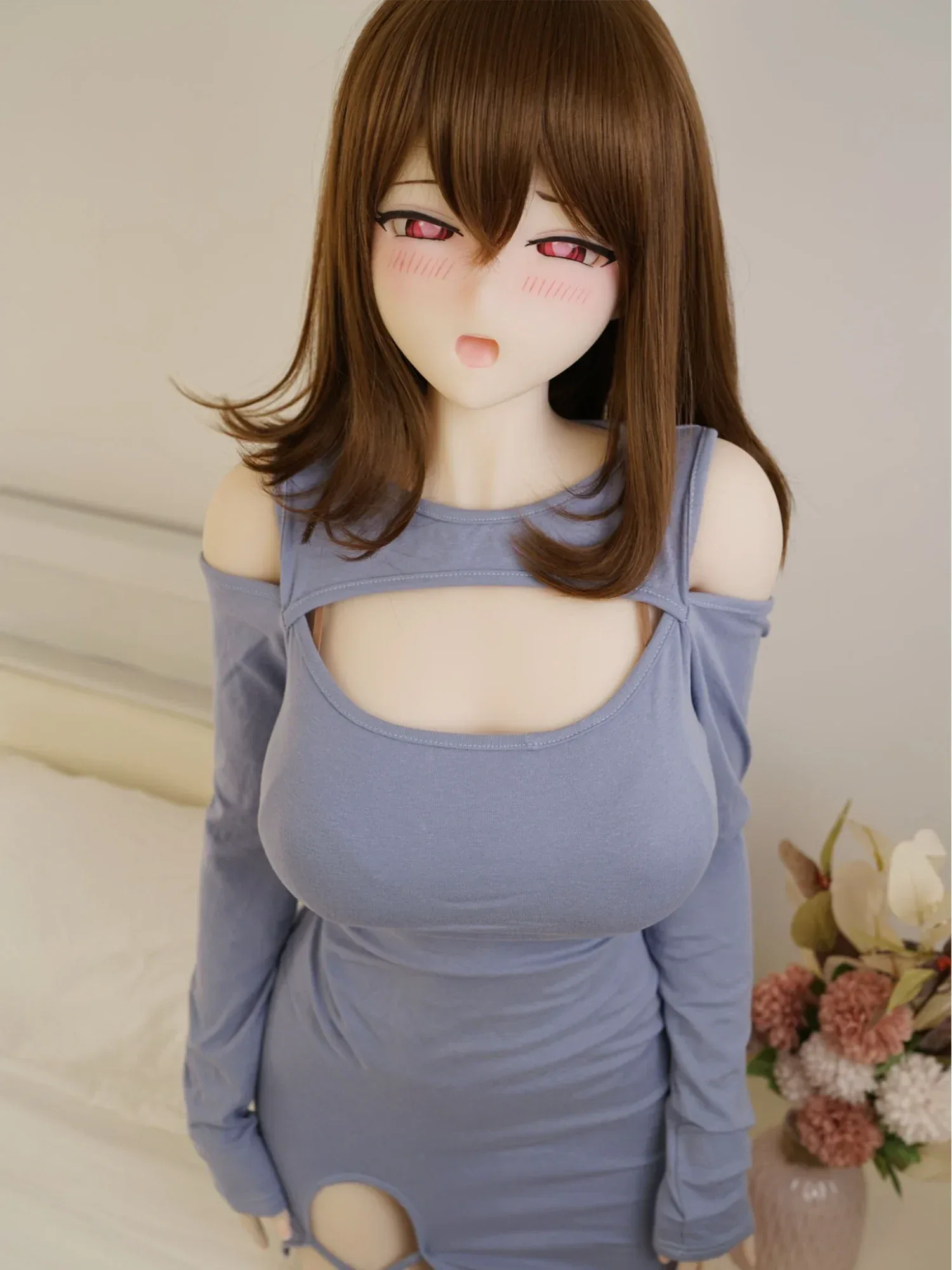 F5907-152cm(4ft12)-32kg Mion C Cup S-TPE Gel filled Breasts Anime Hentai Sex Doll | IROKEBIJIN Doll view 10