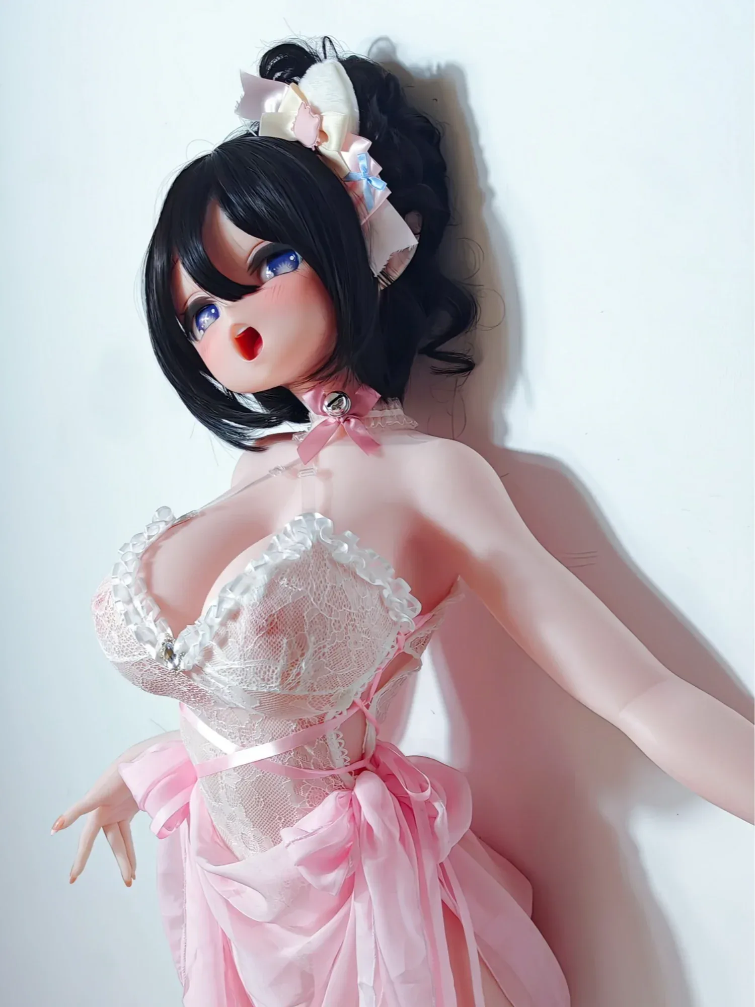 F9304-150cm\/5ft-27.5kg Silicone Head Anime sex doll tiny | Elsa Babe view 6