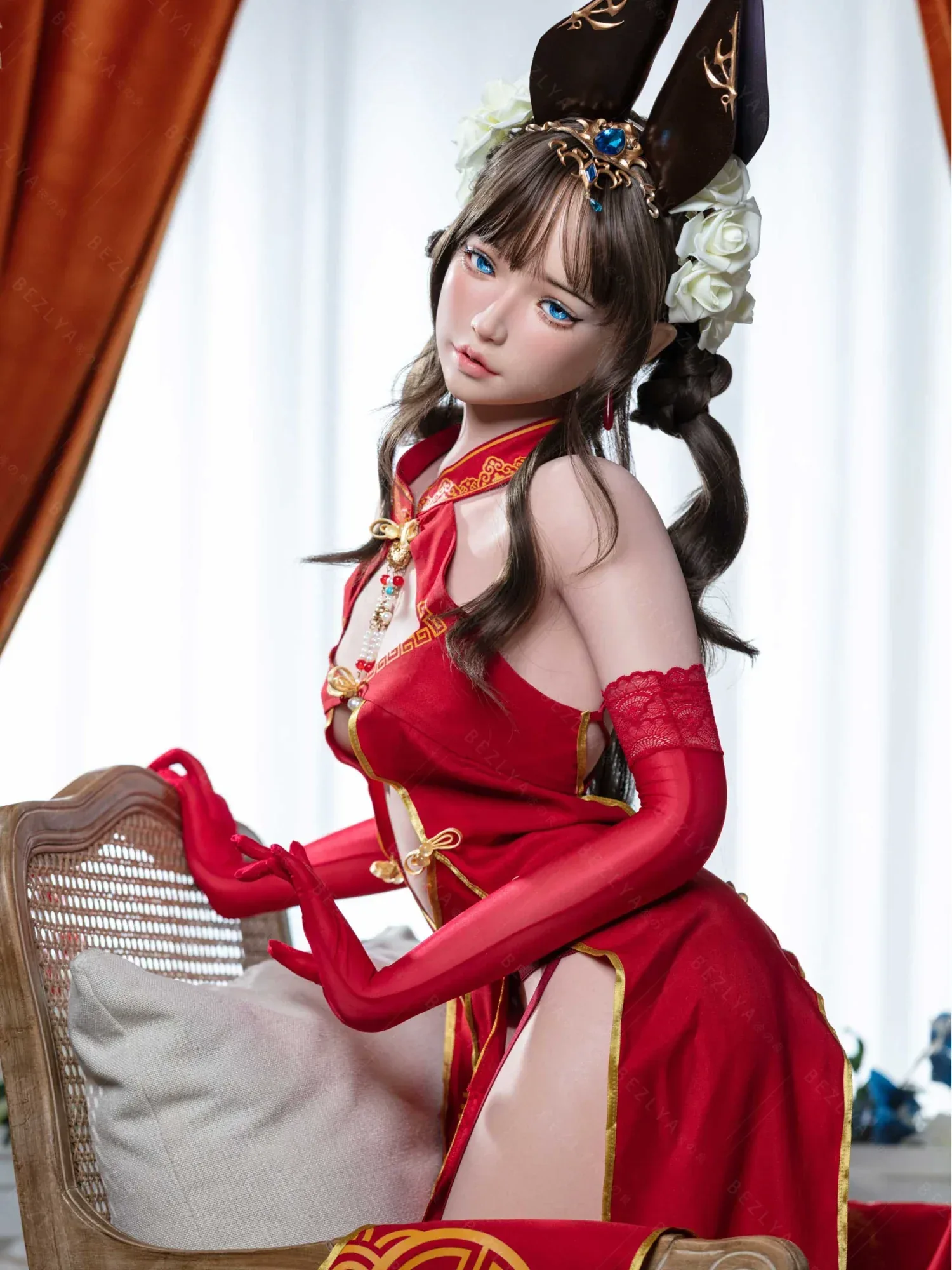 F5947-155Rcm(5.12ft)-32.5kg 2.2 A Cup Silicone Adult Asian Sex Doll|AITIA Doll view 12