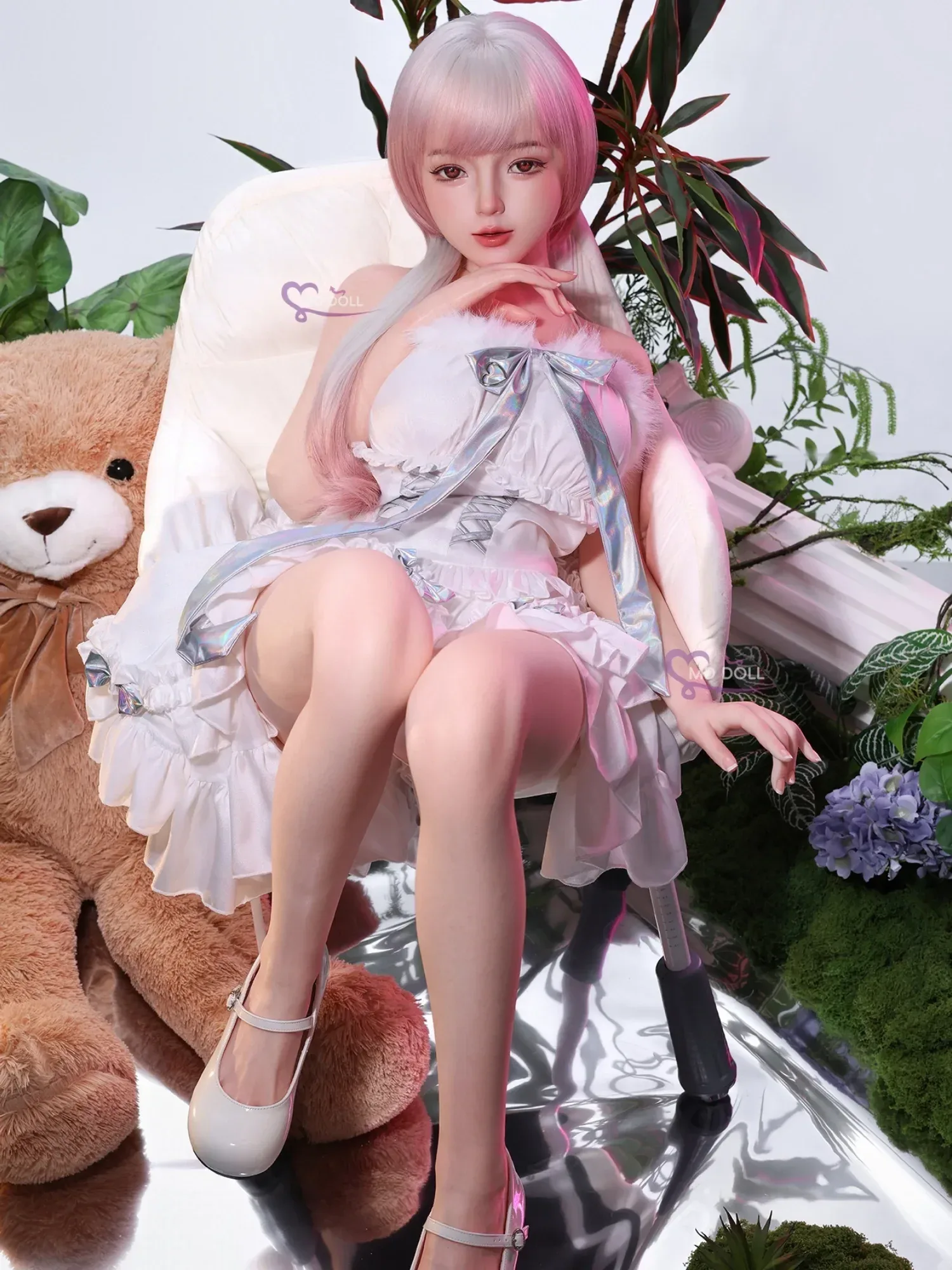 F6320-151cm\/5ft-25kg Asian Silicone Mini Sex Doll with Realistic Skin Texture | MD Doll view 11