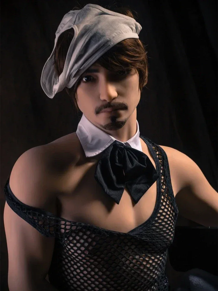 F114-175cm\/5ft9-58kg Gino Sexy Rabbit Man TPE Femboy Sex Dolls - Qita Doll view 6