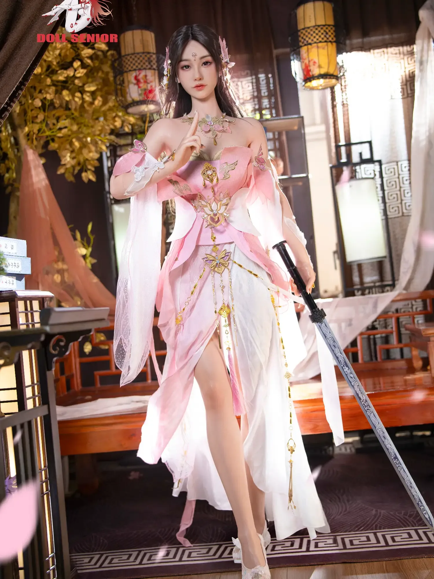 F5678- 165cm(5ft4)-35kg B Cup Silicone ROS Best Flat Chest Chinese Sex Doll丨Doll senior view 8