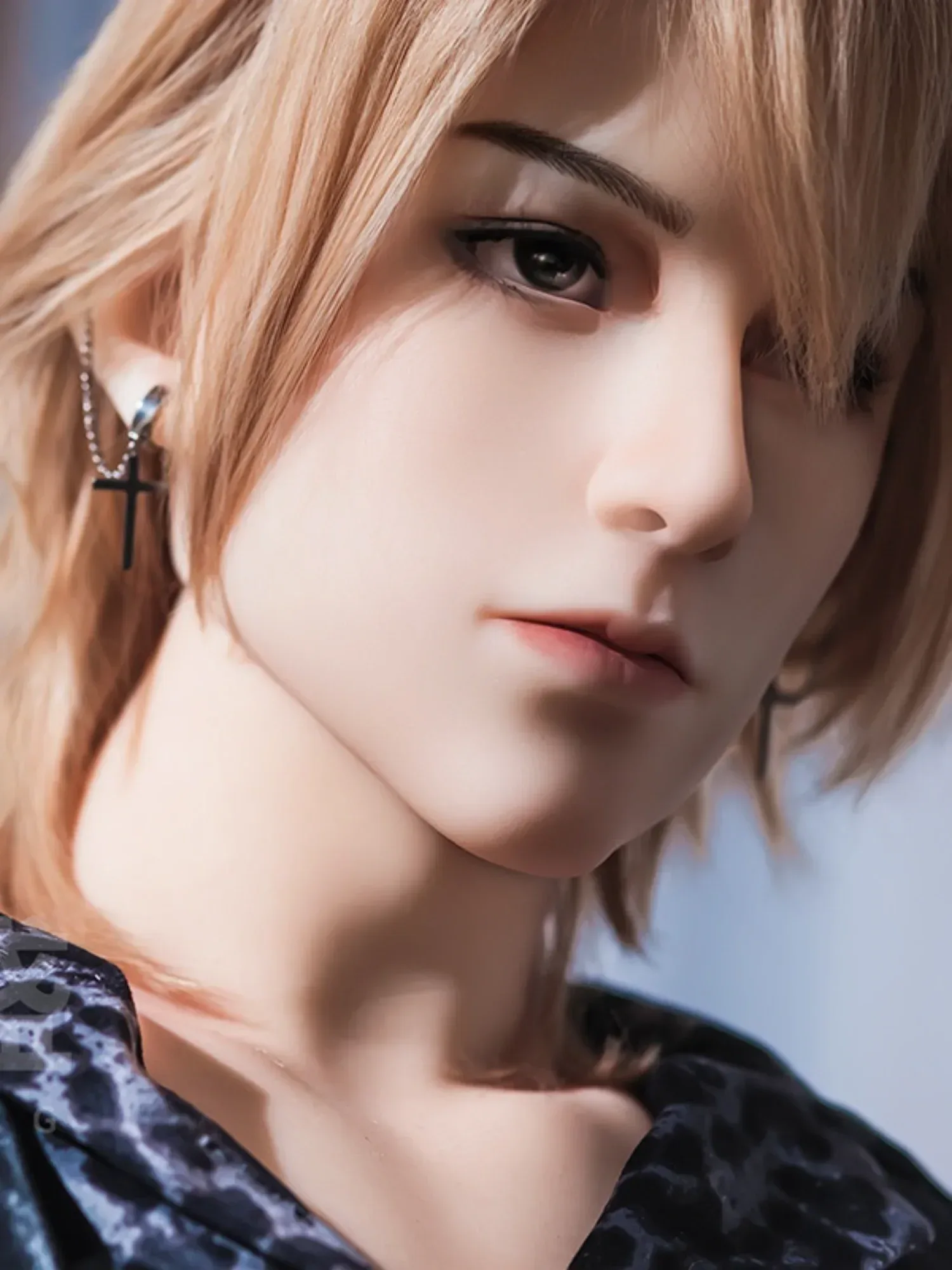 F5690—185cm\/6ft1-45kg Finn 7.09in Dildo Realistic Femboy Sex Doll with Soft Silicone Body - Jiusheng Doll view 7
