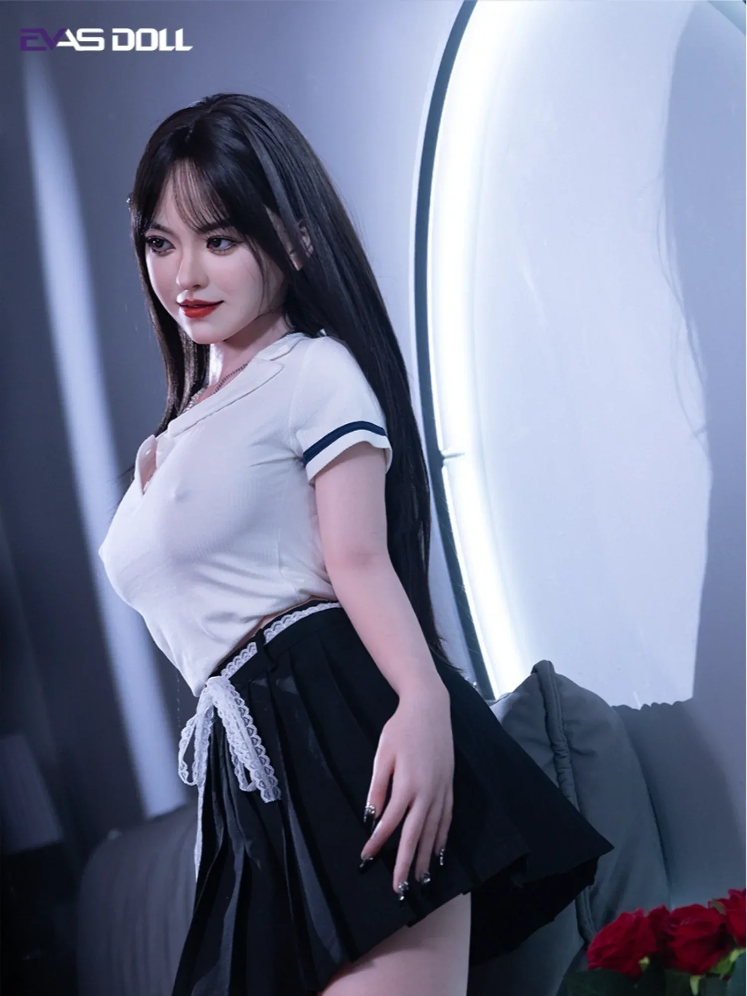 F6109—157cm\/5.2ft-35kg F Cup Asian ROS Silicone Realistic Sex Doll | EvasDoll view 11