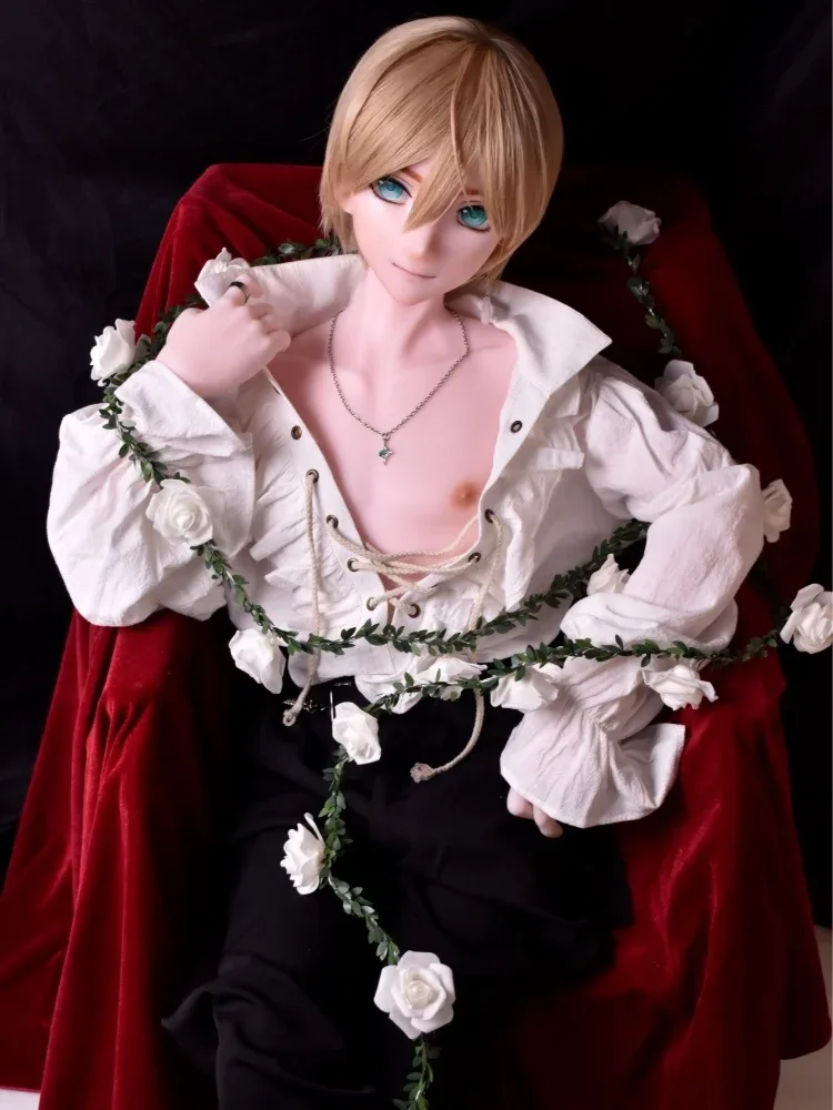 F5546-153cm\/5ft-28kg Silicone Anime Femboy Sex Doll - Elsa Babe view 3