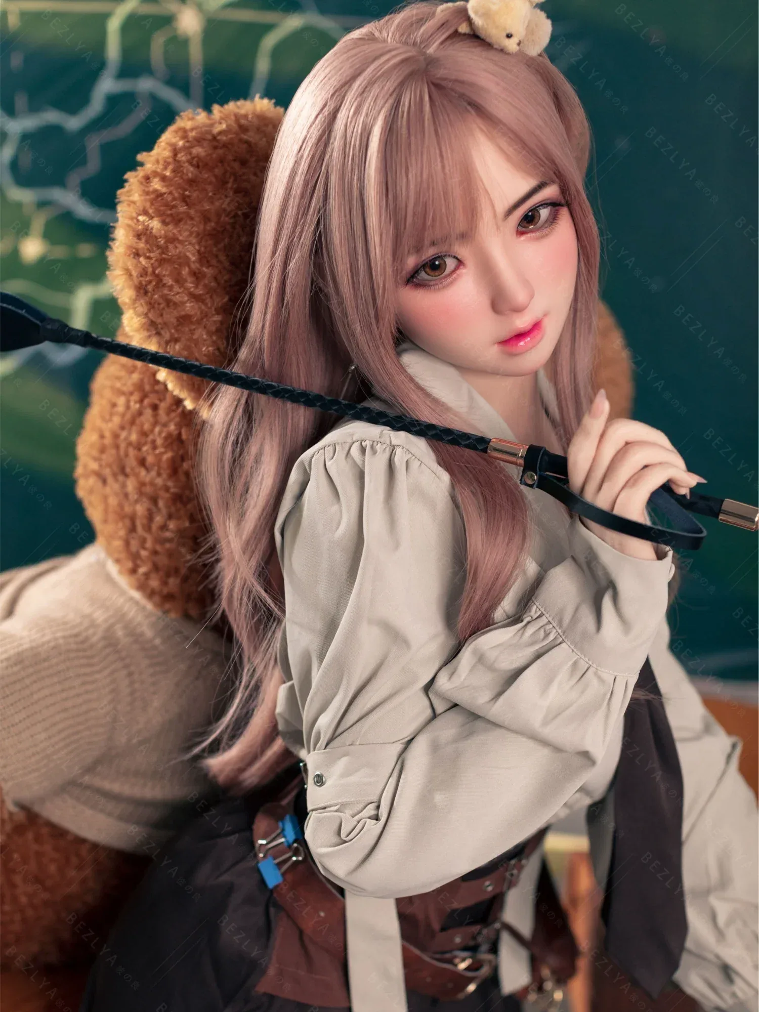 F7148-155Rcm(5.12ft)-32.5kg 2.1 A Cup Robot Silicone Head Adult Asian Sex Doll|Bezlya Doll view 2