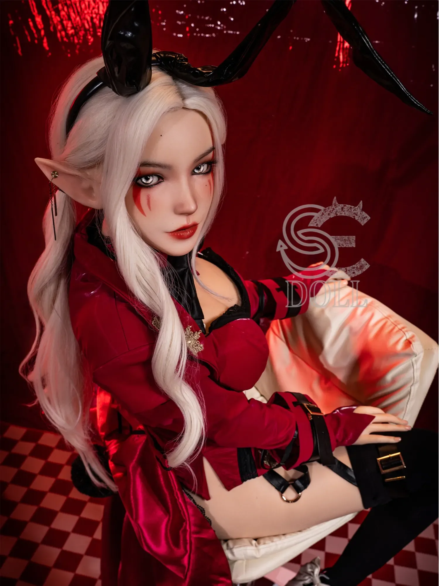 F5686-155cm(5ft1)-23kg Aryana.A E Cup Silicone Anime Big Breasted AI Alien Sex Doll | SE Doll view 12