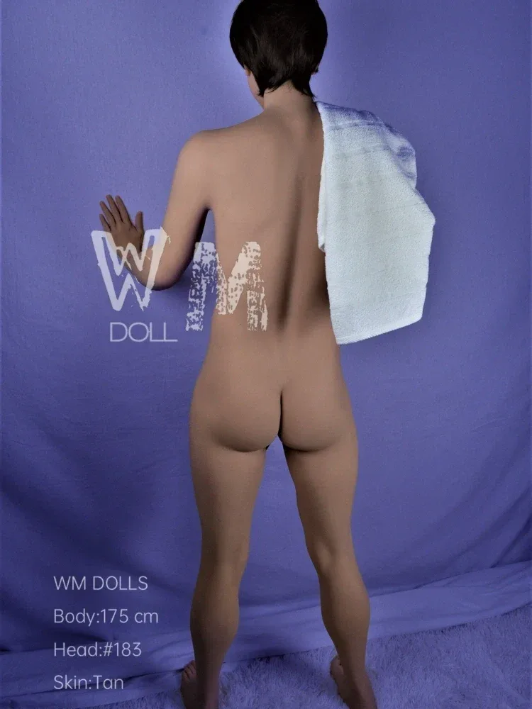 F117-175cm(5ft8)-57kg TPE Lifesize Sexy Femboy Doll with Flat Chest \u0026 Soft Buttocks | WM doll view 7
