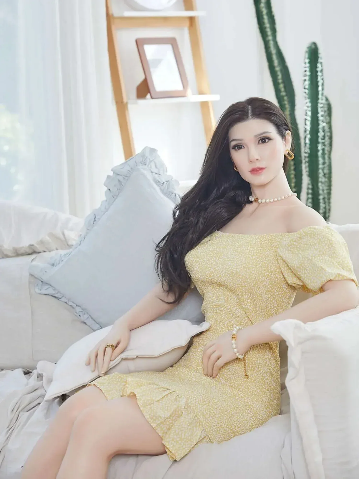 F3670—165cm\/5ft4(35kg) Collins H Cup Silicone Big Breasts Sexy Curves Sex Doll | CST Doll view 3