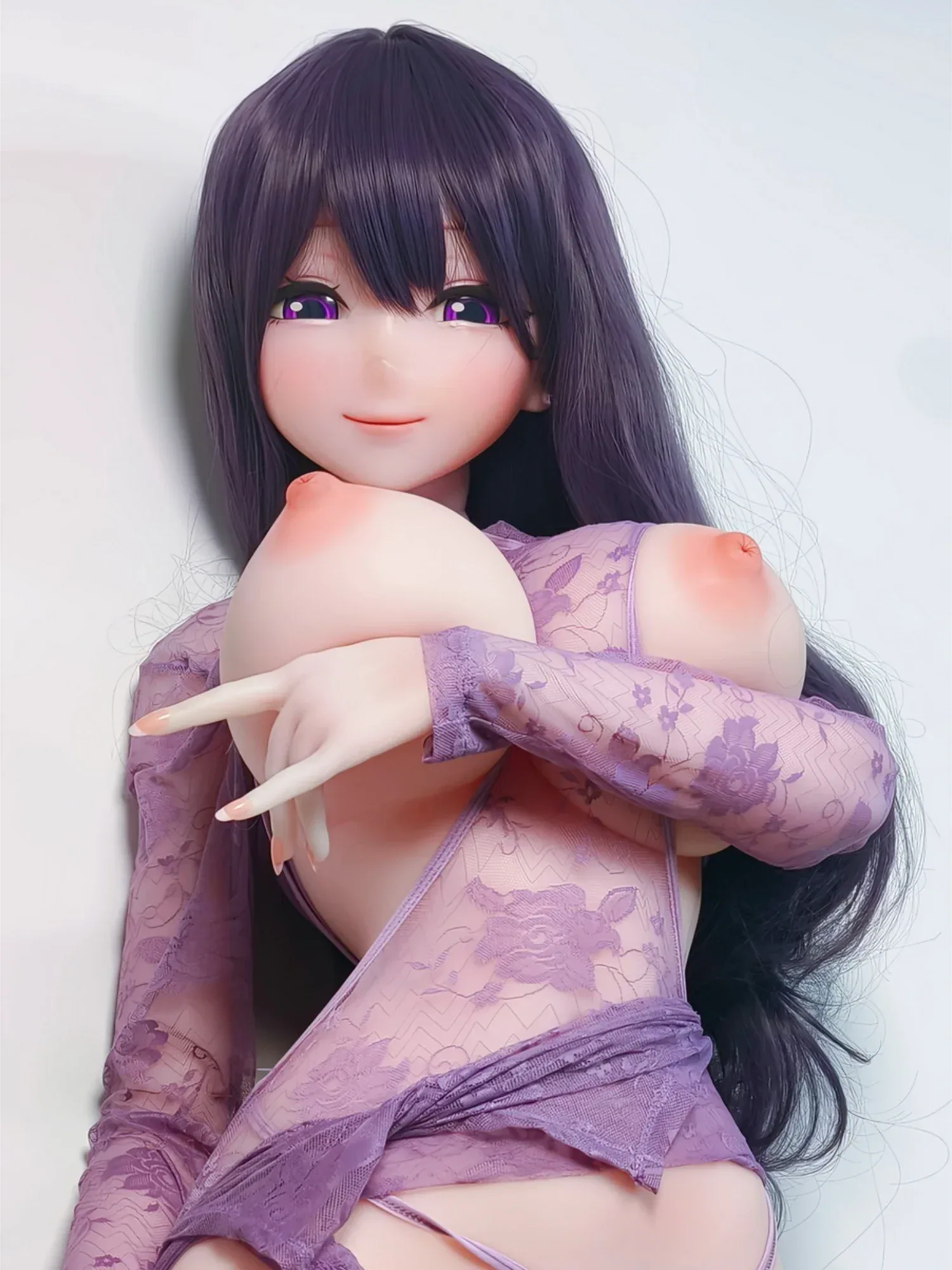 F9281-163cm\/5ft4-39kg Silicone Anime sex doll nude | Elsa Babe view 5