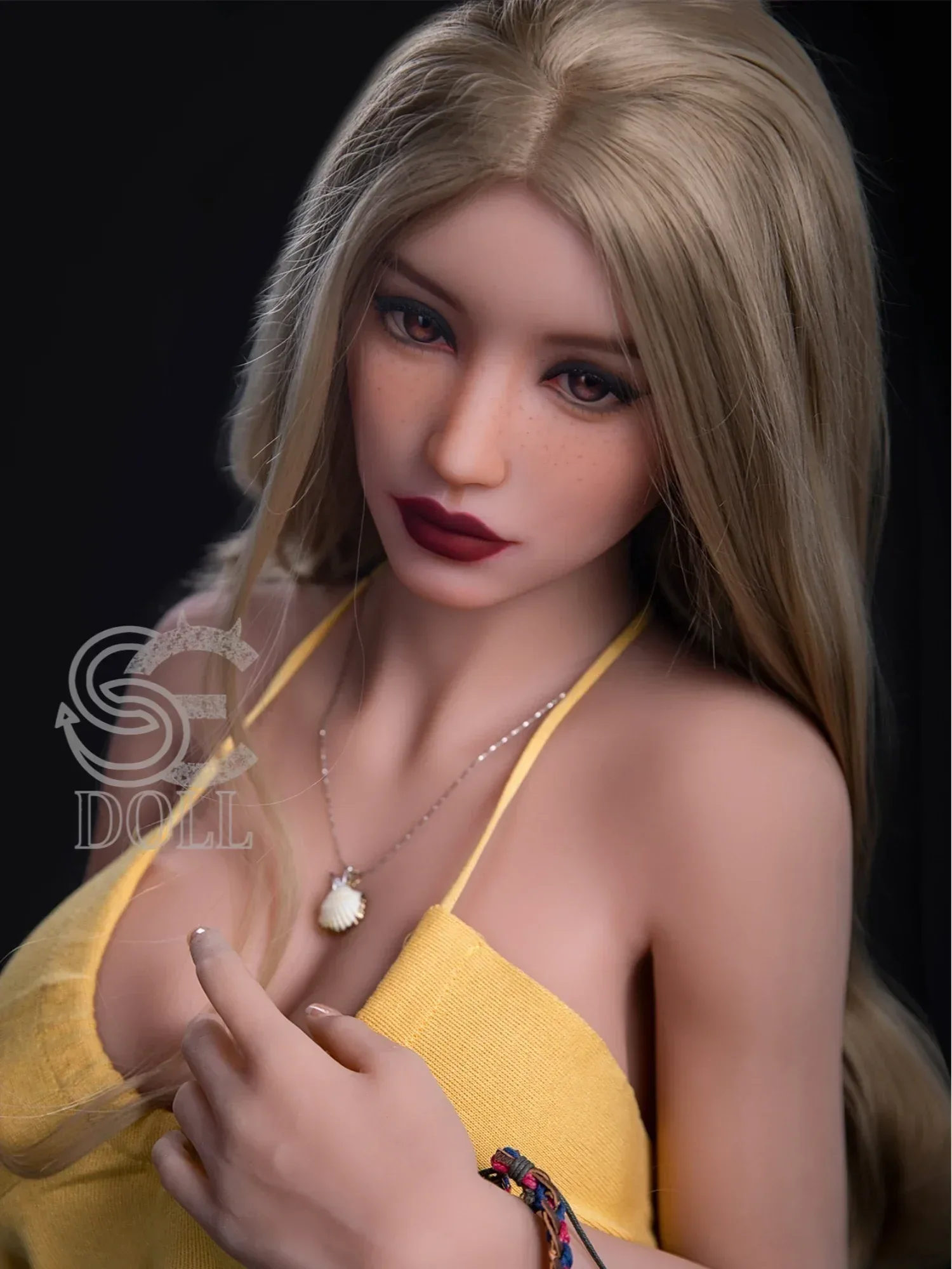 F3689-161cm(5.3ft)-35kg Amelia F Cup TPE Blonde Sexy Latina Love Doll|SE Doll view 3