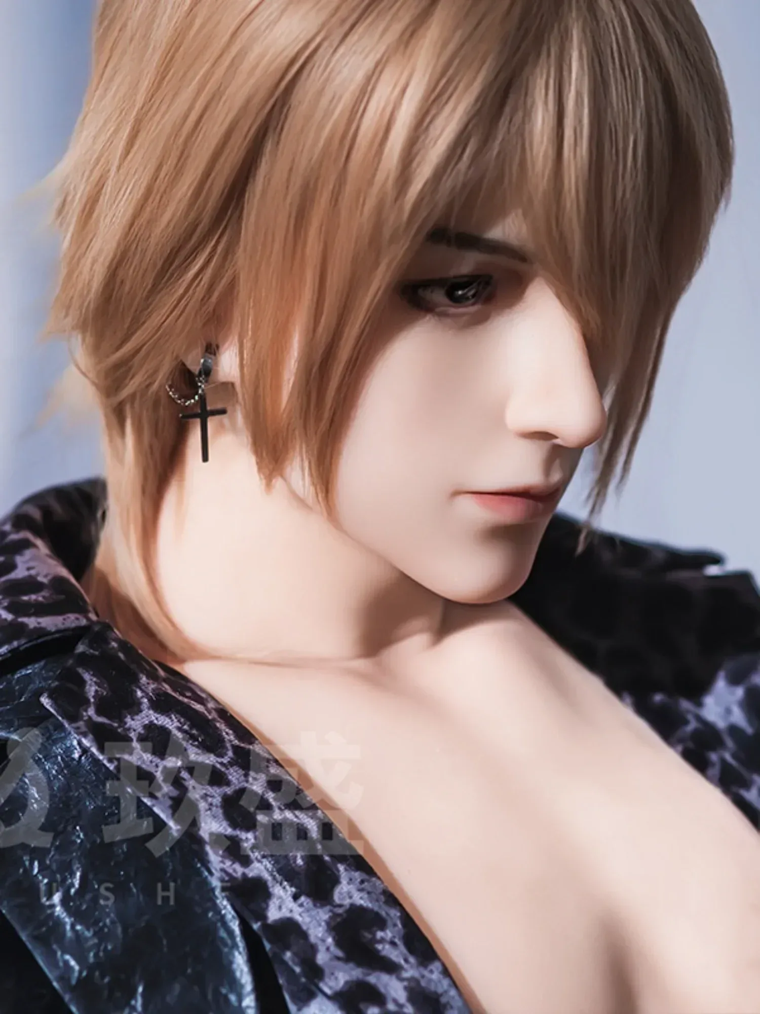 F5690—185cm\/6ft1-45kg Finn 7.09in Dildo Realistic Femboy Sex Doll with Soft Silicone Body - Jiusheng Doll view 8