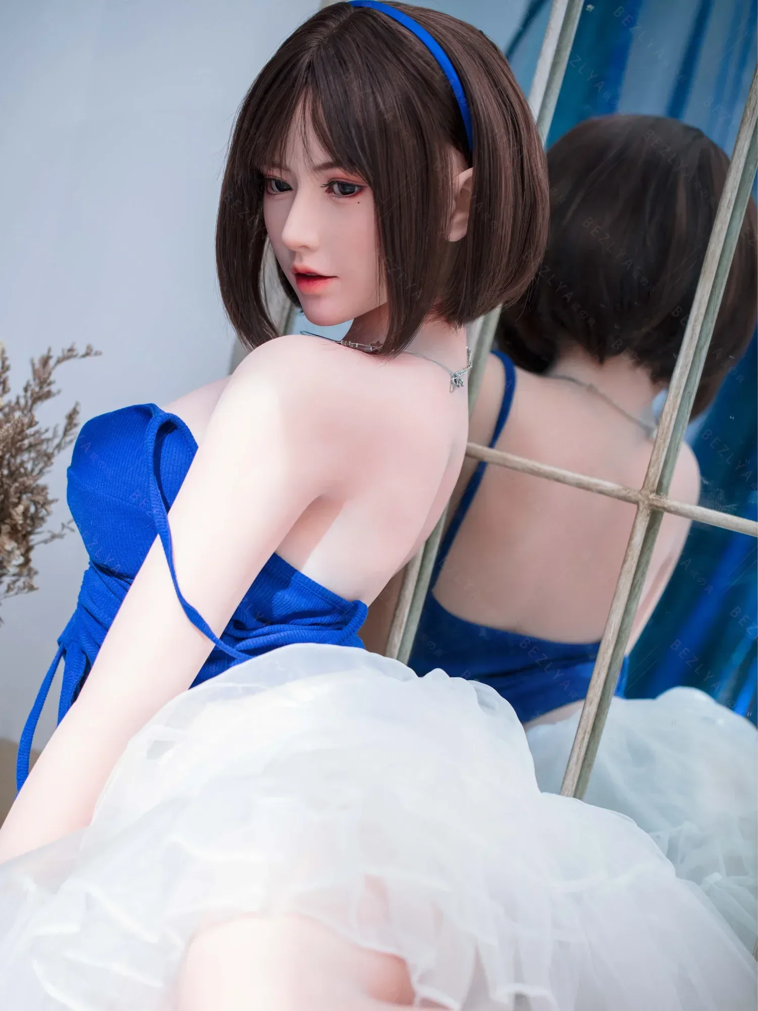 F4773-155Rcm(5.1ft)-37kg 2.0 A Cup Robot Silicone Head Adult Asian Chinese Sex Doll|Bezlya Doll view 5