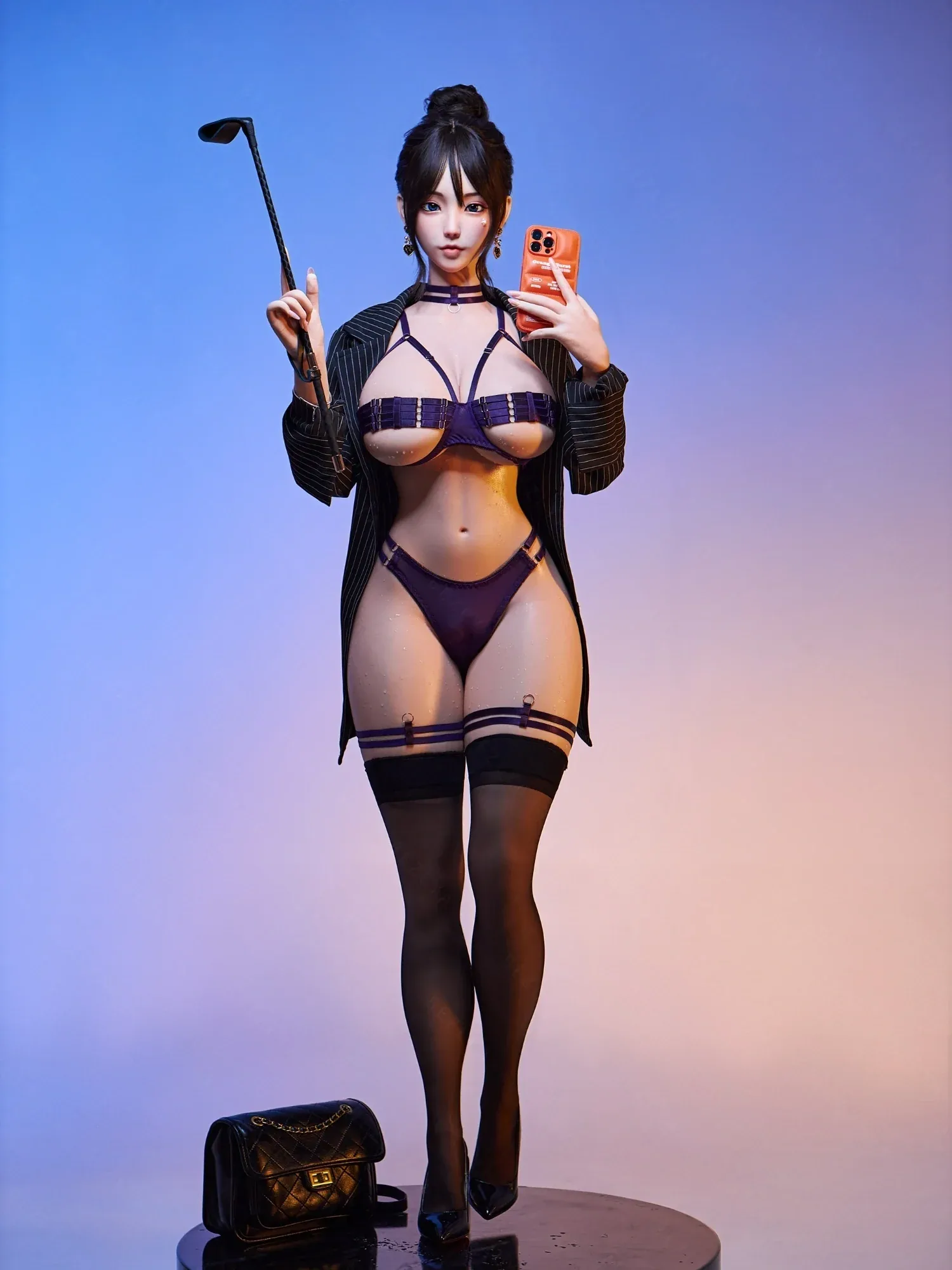 F7119-161cm(5.28ft)-32.8kg 2.2 I Cup Asian Real Silicone Japanese Office Lady Sex Doll|AITIA Doll view 5