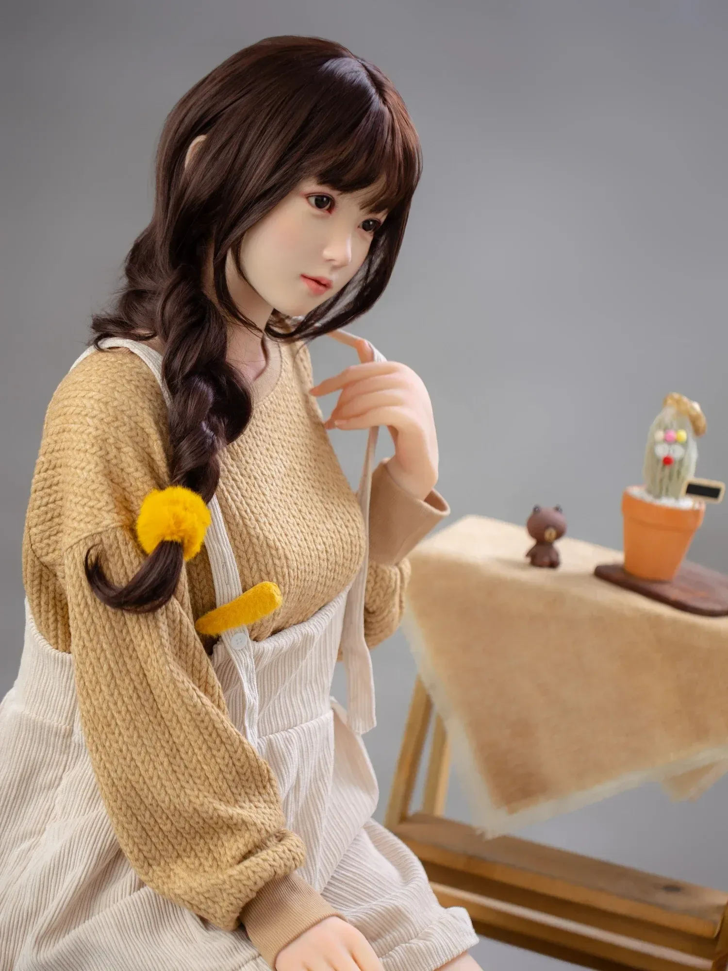 F4702-160cm(5.3ft)-34kg 2.0 B Cup Mini Asian Chinese Silicone Head Sex Doll｜Bezlya Doll view 5