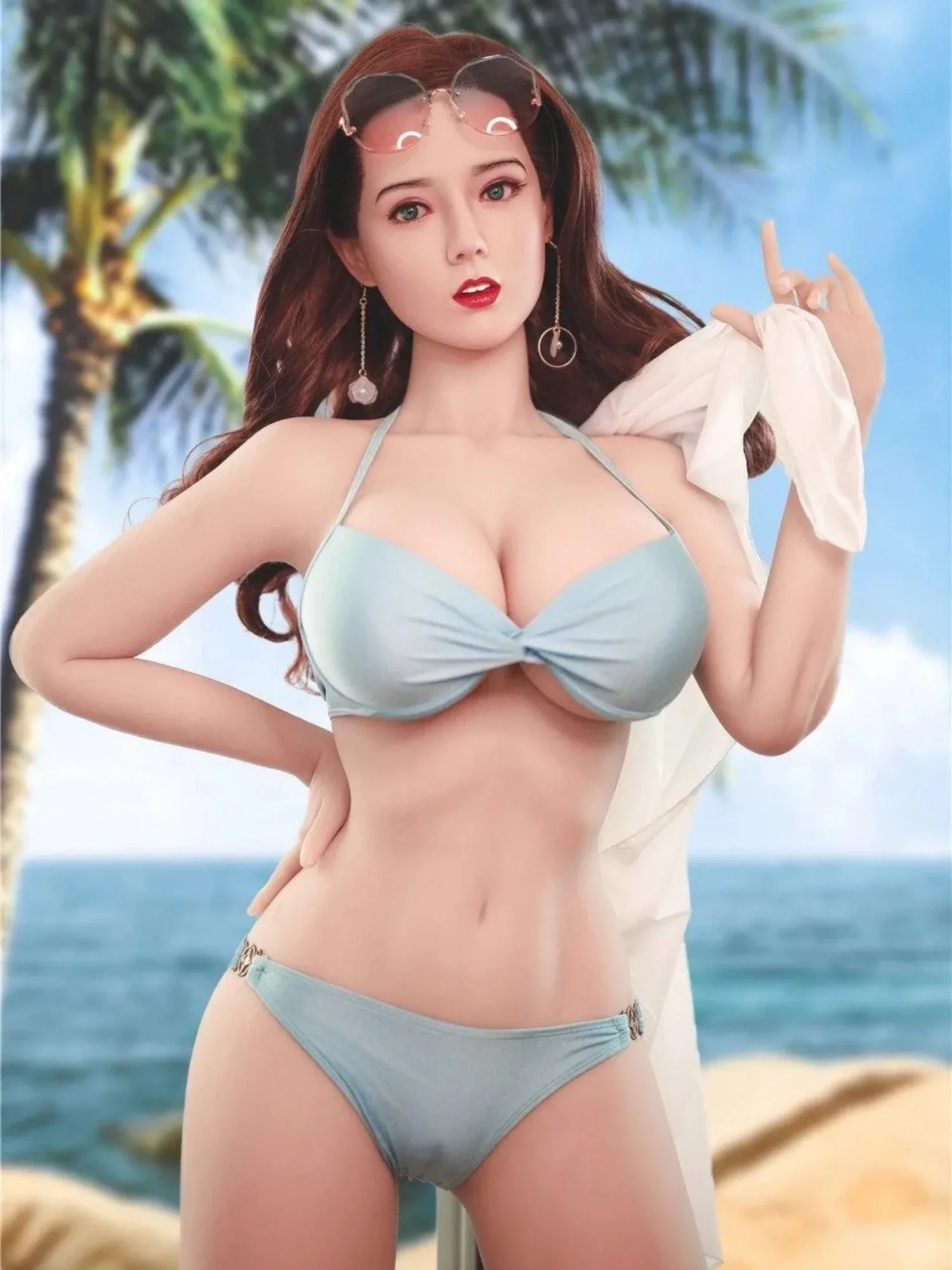 F6249-165cm(5ft4)-36kg  Large Breasts TPE Realistic Sex Doll | Rui Mei view 2