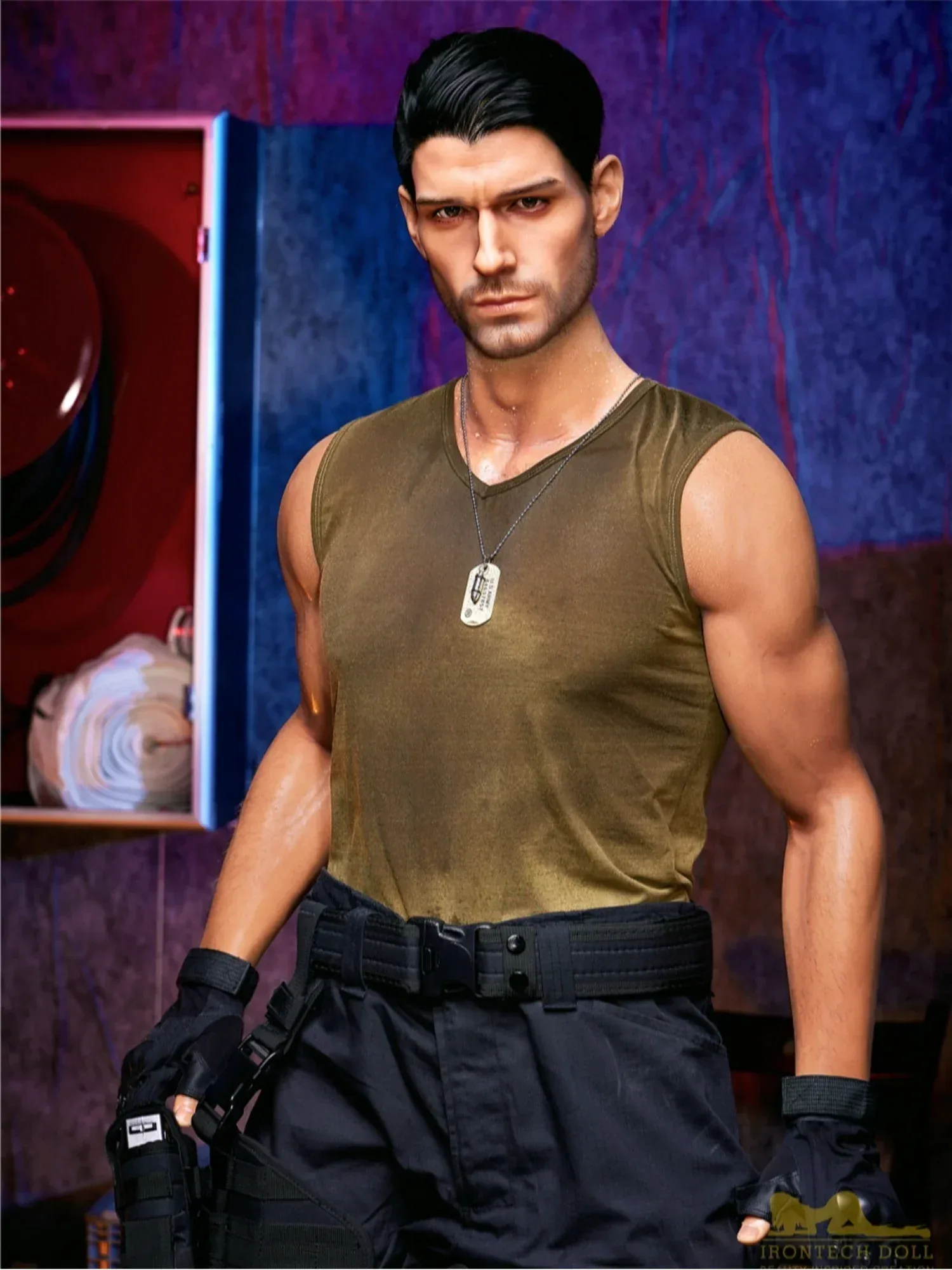 F4550-176cm-40kg Thomas Strong Femboy Silicone Most Realistic Male Sex Doll -Irontech Doll view 1