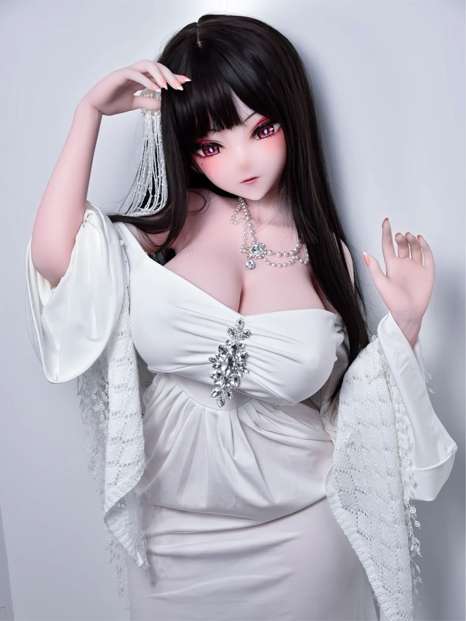 F9406-163cm\/5ft4-39kg Silicone Anime Hentai Sex Toy Female Sex Doll | Elsa Babe view 4