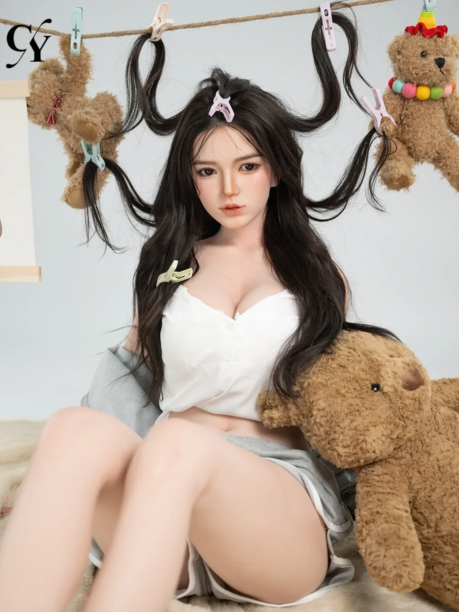 F5803—157cm\/5.77ft--34kg D Cup Silicone Realistic Asian Sex Doll  | TOP-CYDOLL