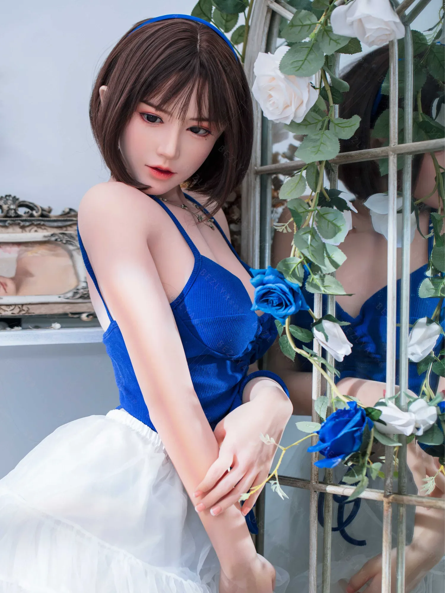 F4773-155Rcm(5.1ft)-37kg 2.0 A Cup Robot Silicone Head Adult Asian Chinese Sex Doll|Bezlya Doll view 1