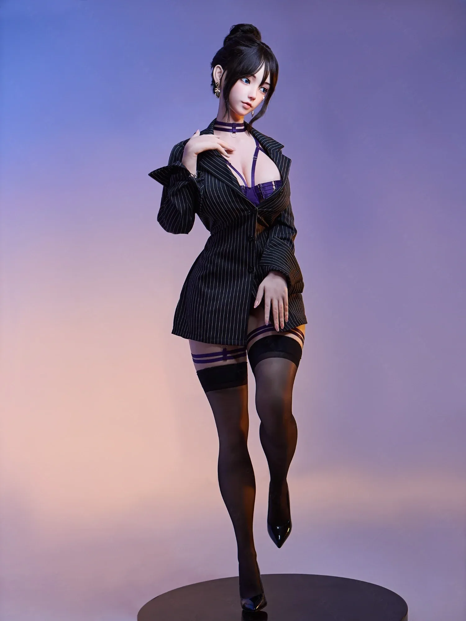F7119-161cm(5.28ft)-32.8kg 2.2 I Cup Asian Real Silicone Japanese Office Lady Sex Doll|AITIA Doll view 8