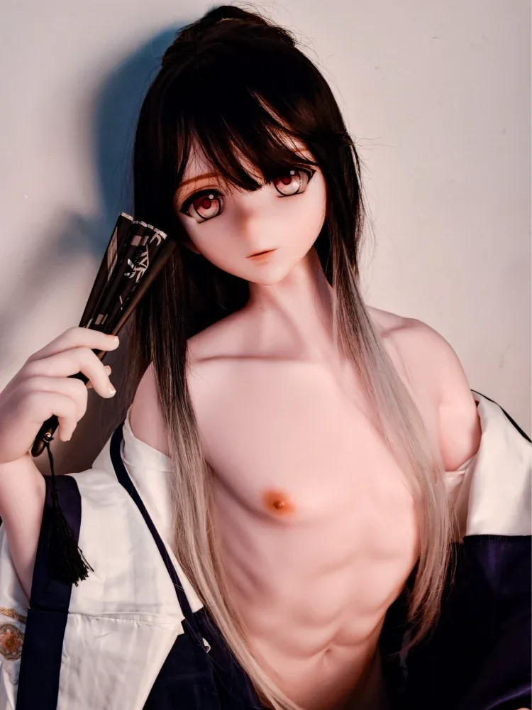 F5457-153cm\/5ft-28kg Silicone Ancient Style Femboy Sex Dolls-Perfect Blend of Ethereal Long Hair  | Elsa Babe