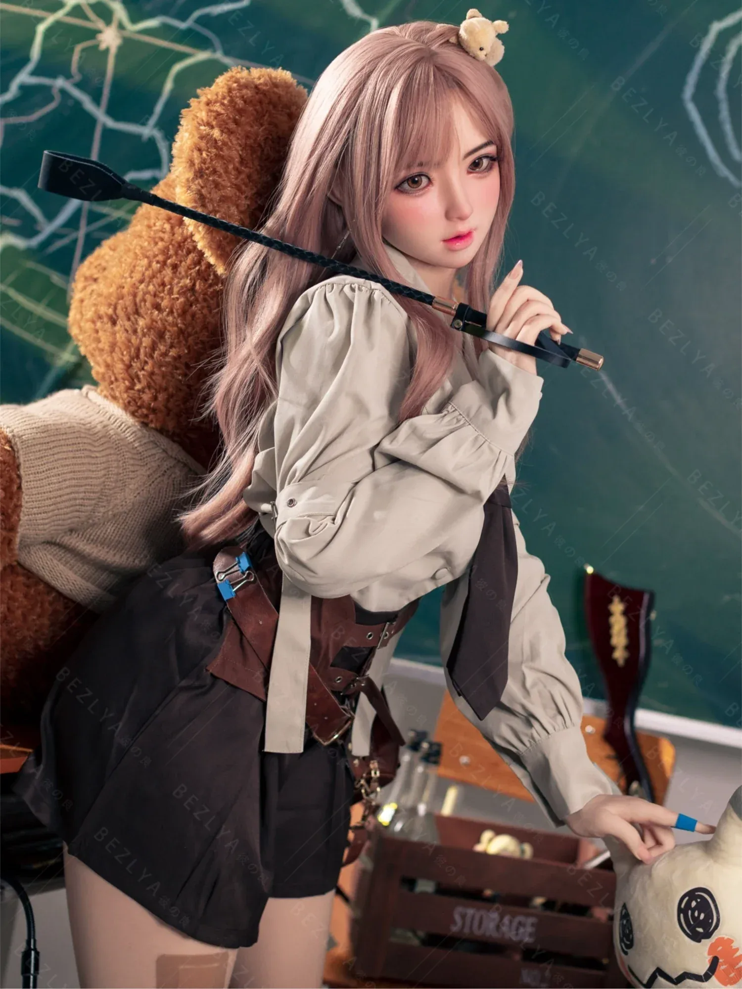 F7148-155Rcm(5.12ft)-32.5kg 2.1 A Cup Robot Silicone Head Adult Asian Sex Doll|Bezlya Doll view 10