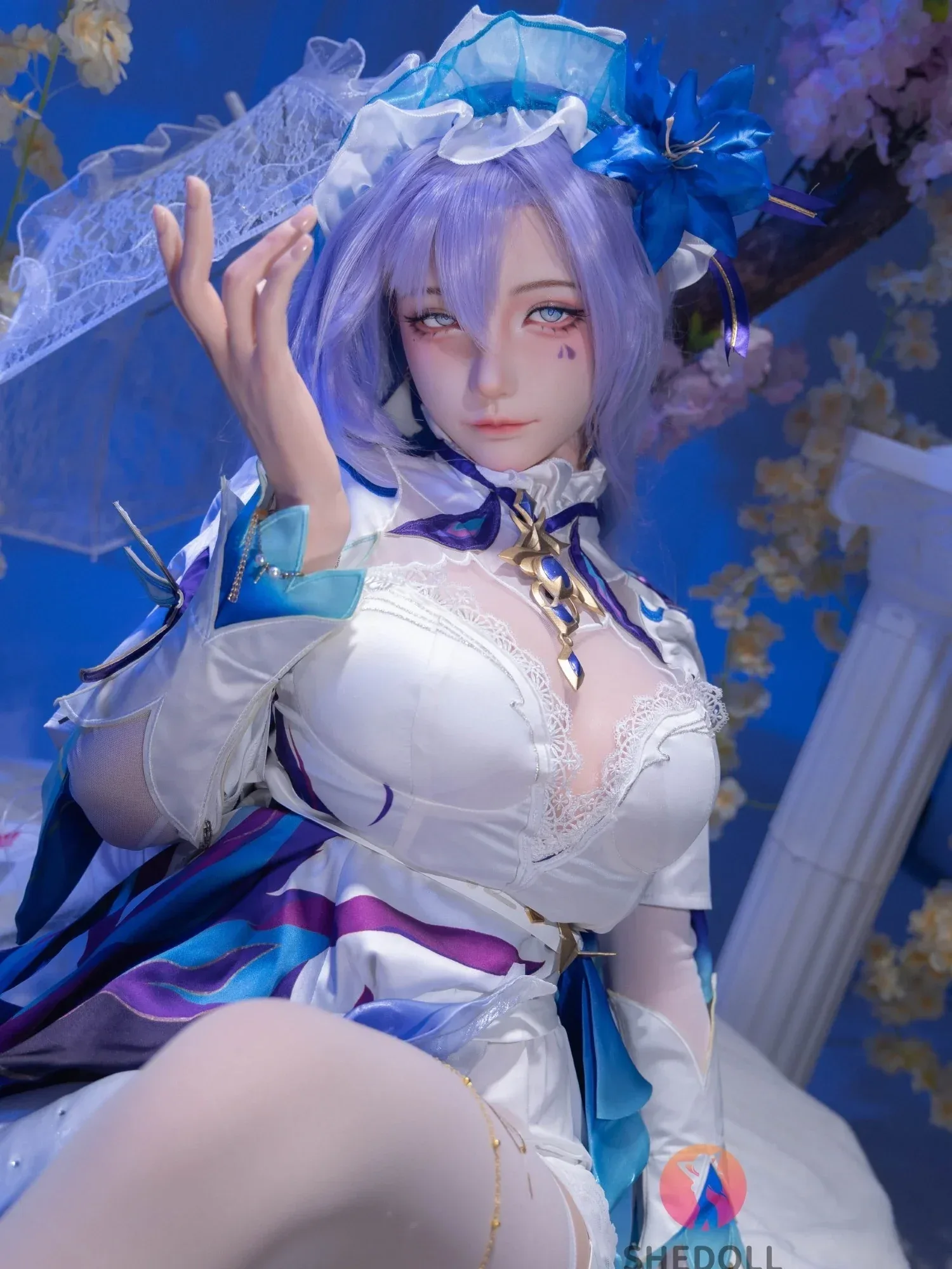 F6053—163cm\/5ft4-51kg H Cup Asian ROS Silicone Sex Doll | SHEDOLL