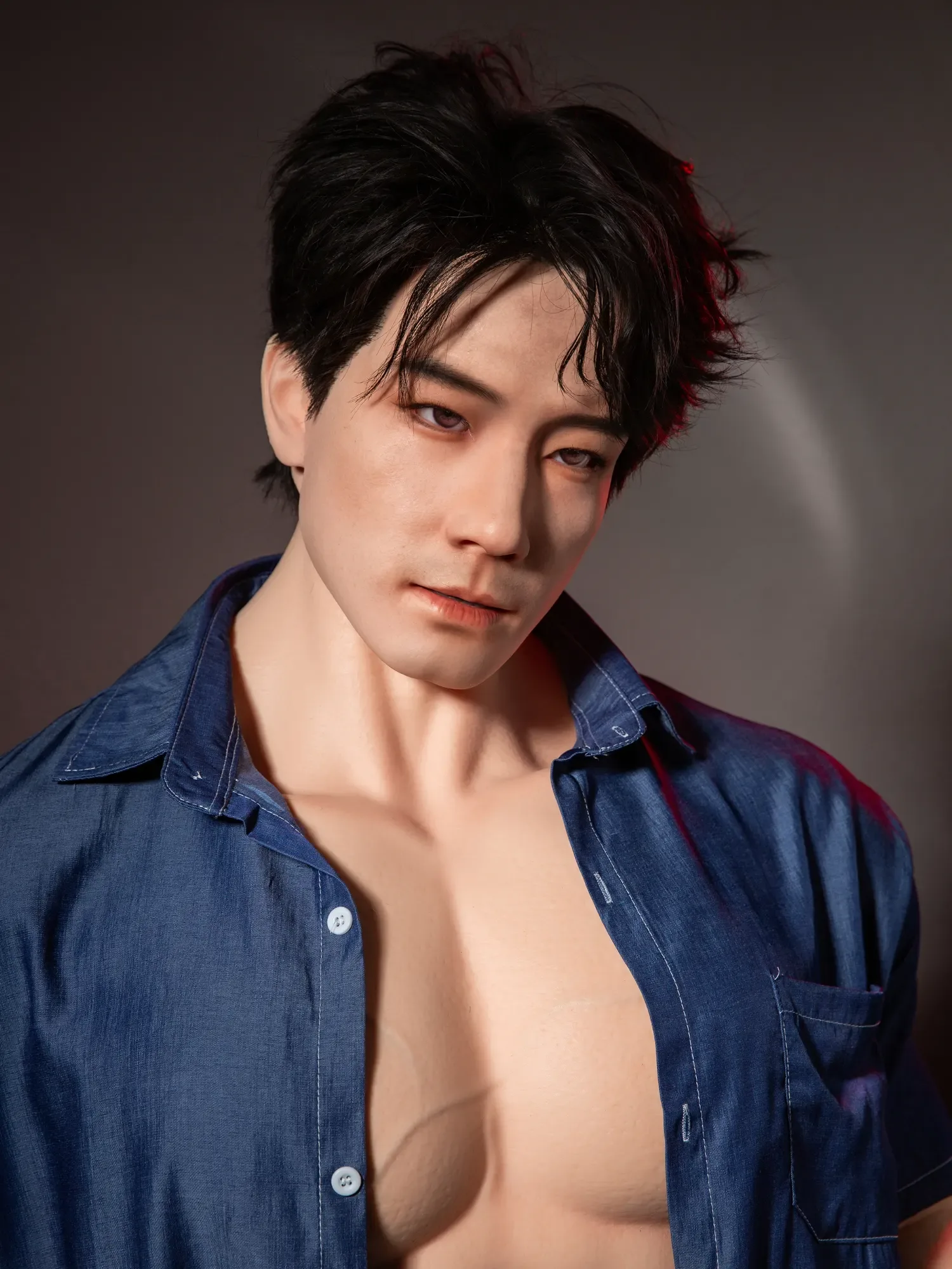 F5997-175cm\/5ft9-49kg Full Size Asian  Silicone Male Sex Doll ROS Head With Hair Transplant| Qita doll view 12