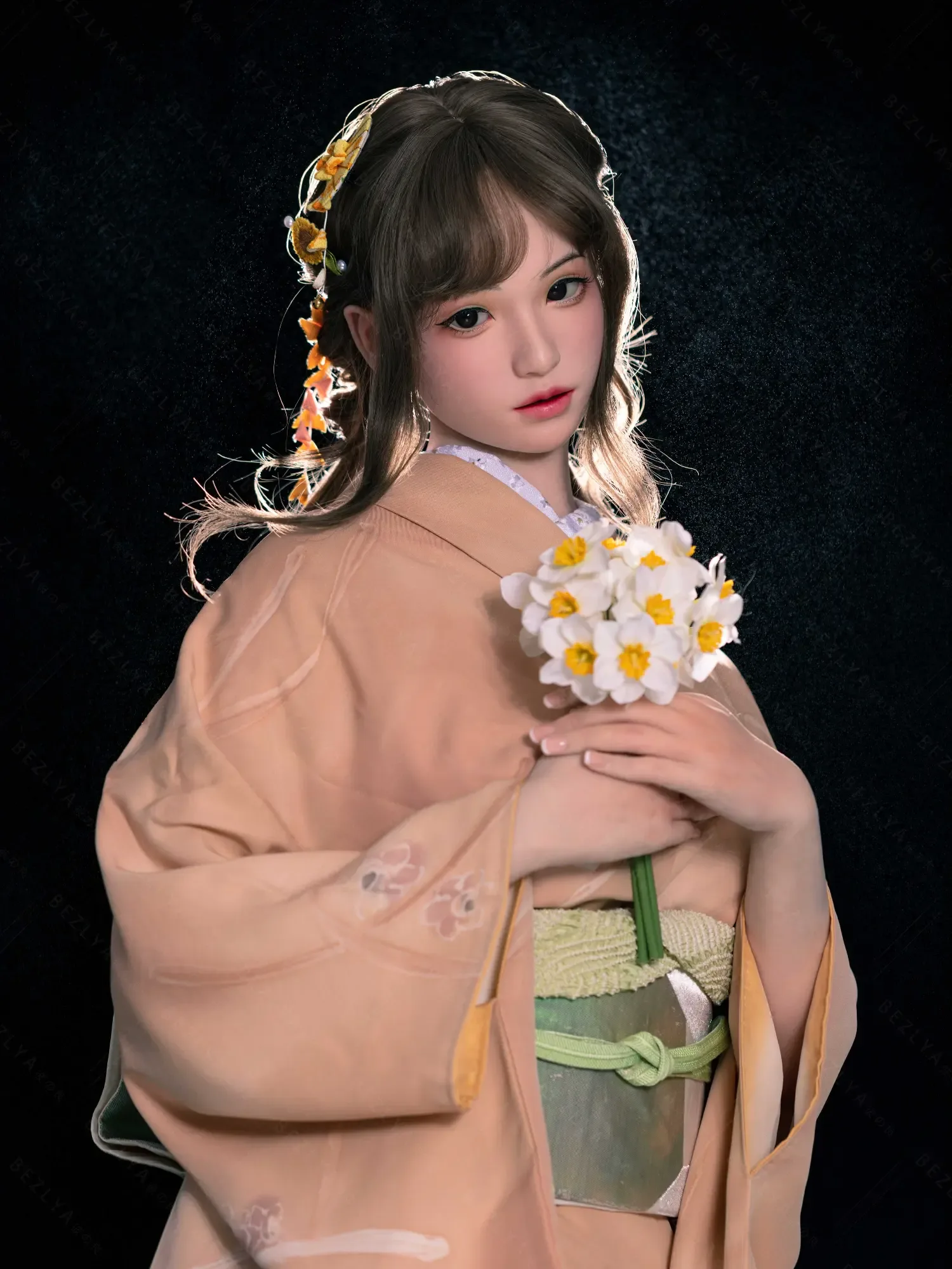 F4780-162cm(5.4ft)-39.5kg 2.2u B Cup Asian Real Silicone Japanese Sex Doll|AITIA Doll view 4