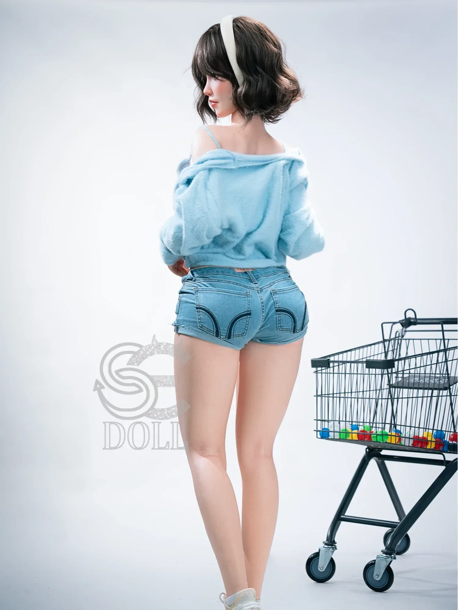 F4877-T161cm(5.3ft)-34kg Sylvia.A E Cup Silicone Asian Chinese Sex Doll|SE Doll view 9